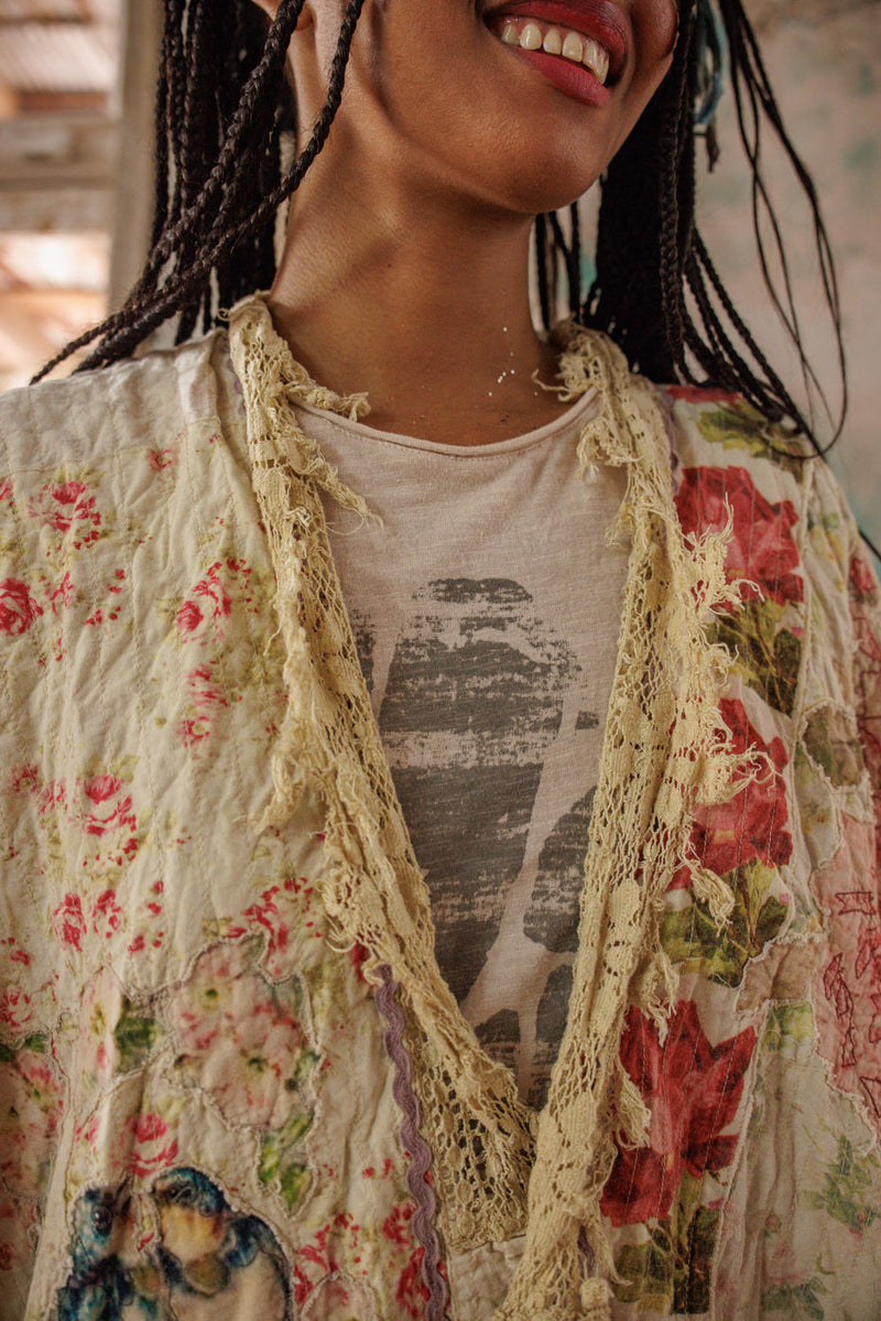 Floral Patchwork Vijji Kimono - Image 4