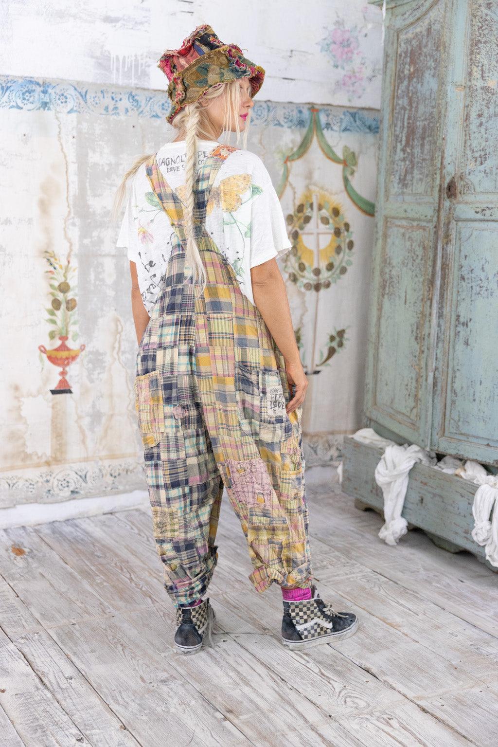 Patchwork Love Overalls - Magnolia Pearl Clothing