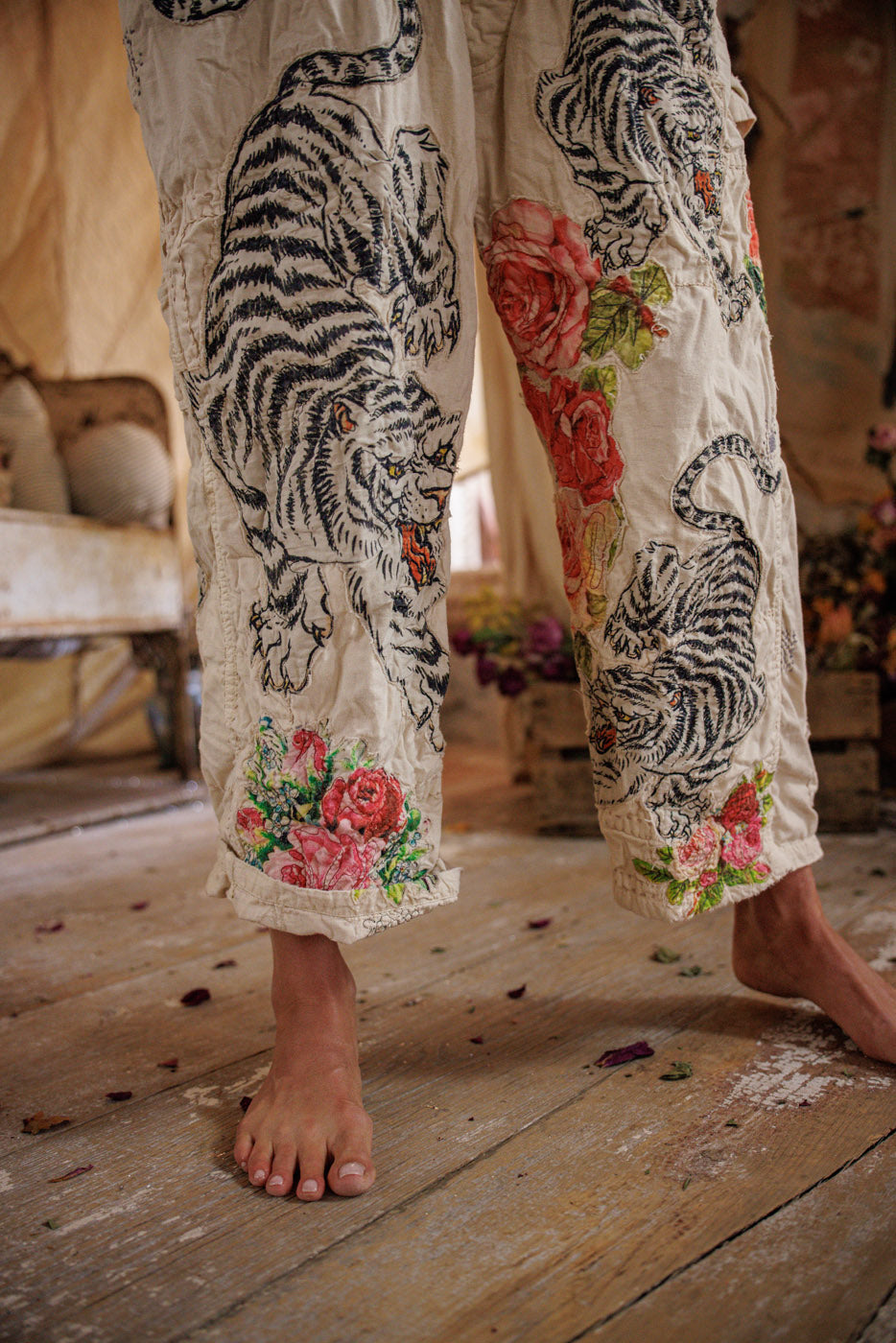 Birkenblumen-Liebe-Overalls 