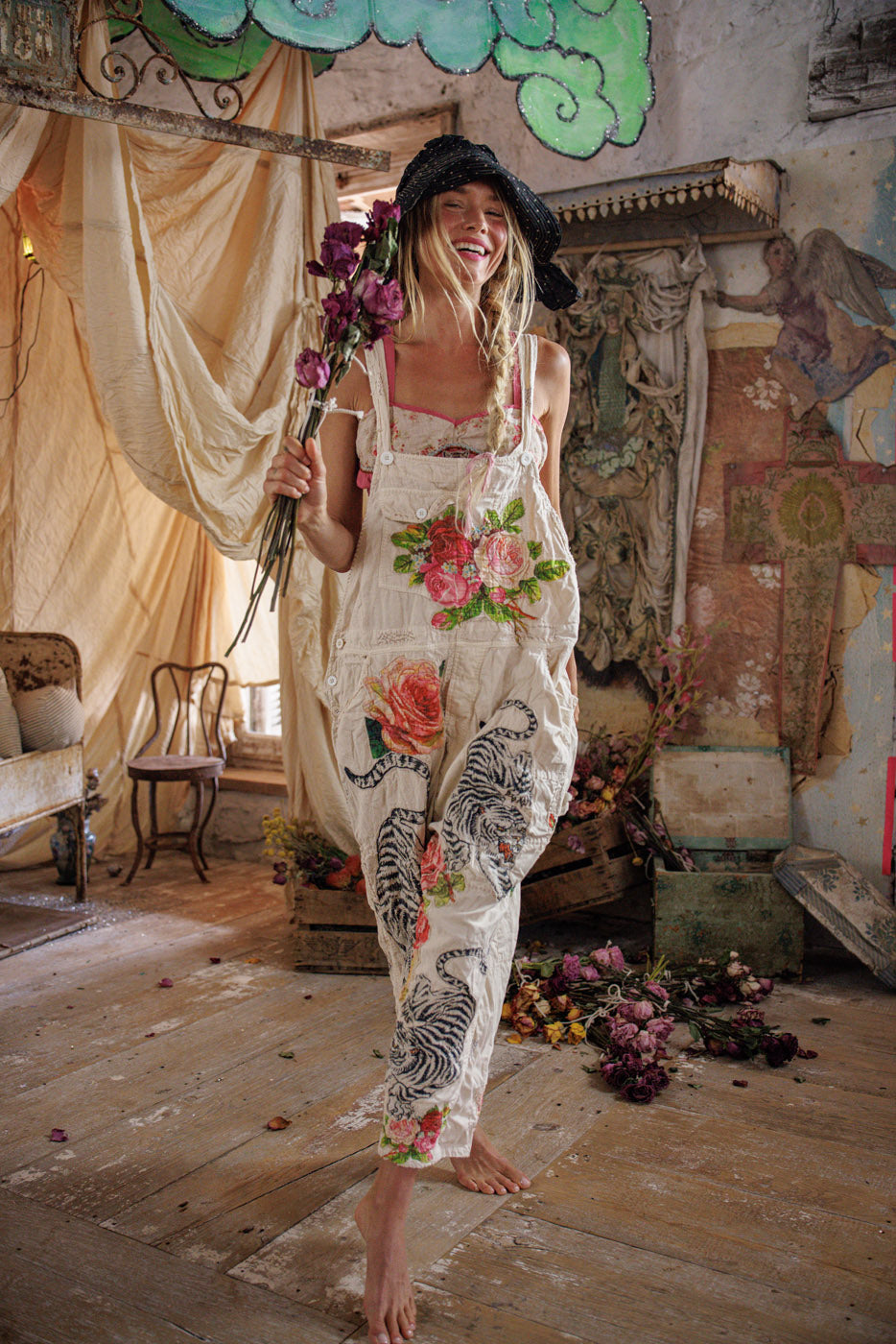 Birkenblumen-Liebe-Overalls 