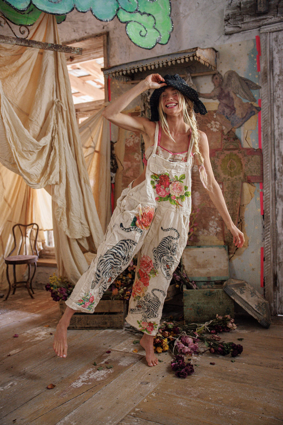 Birkenblumen-Liebe-Overalls 