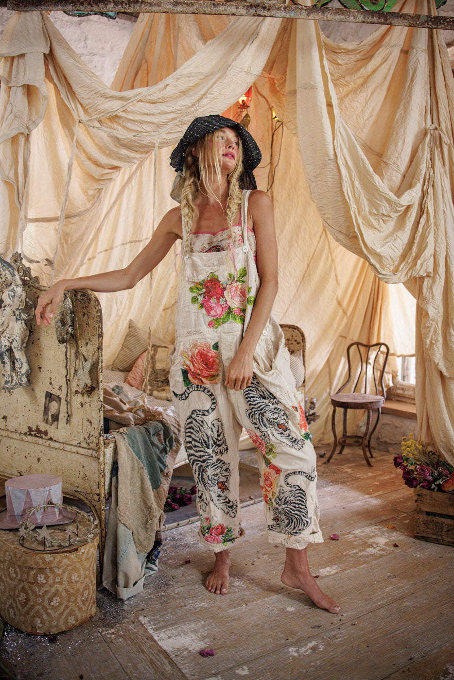 Birkenblumen-Liebe-Overalls 