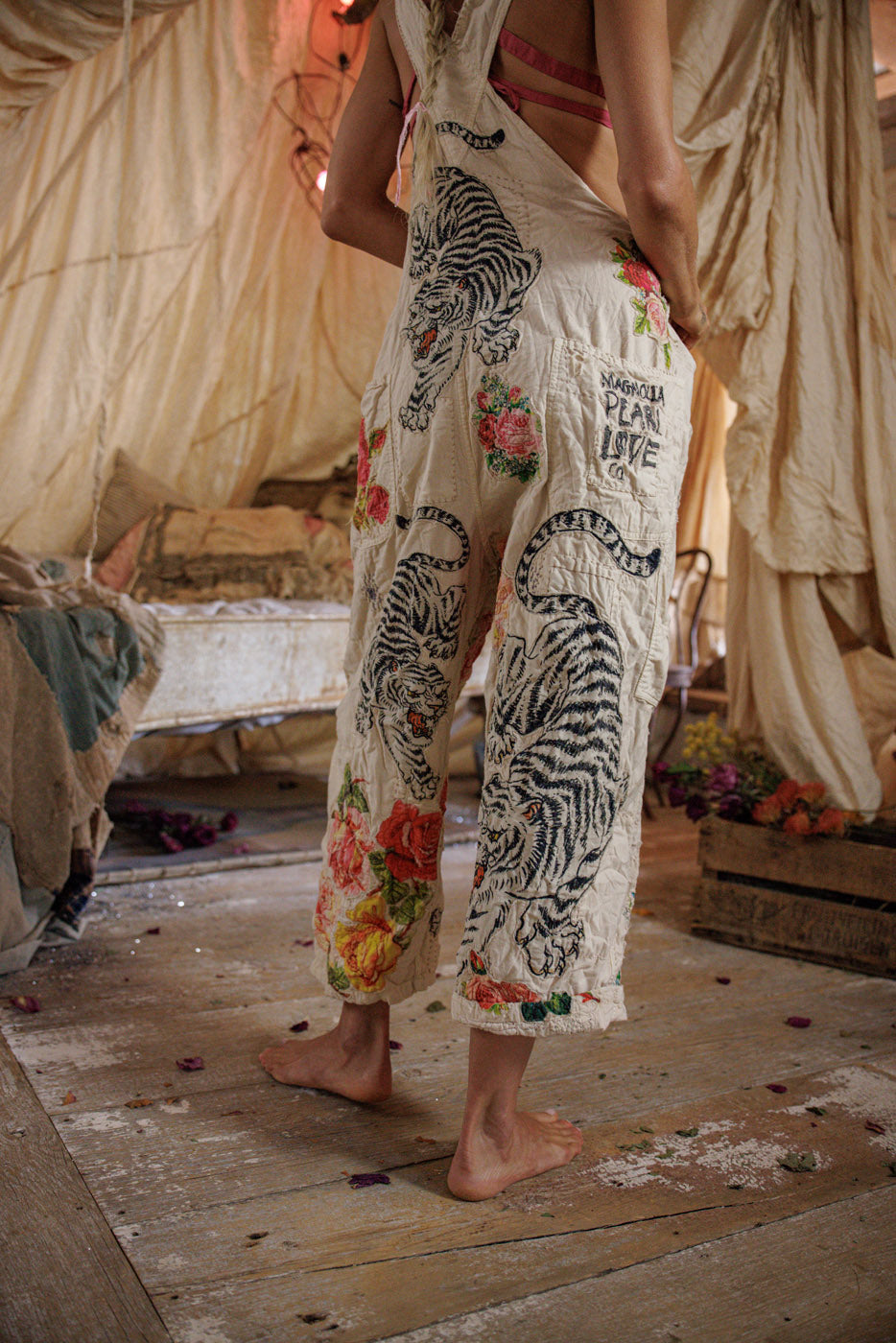 Birkenblumen-Liebe-Overalls 