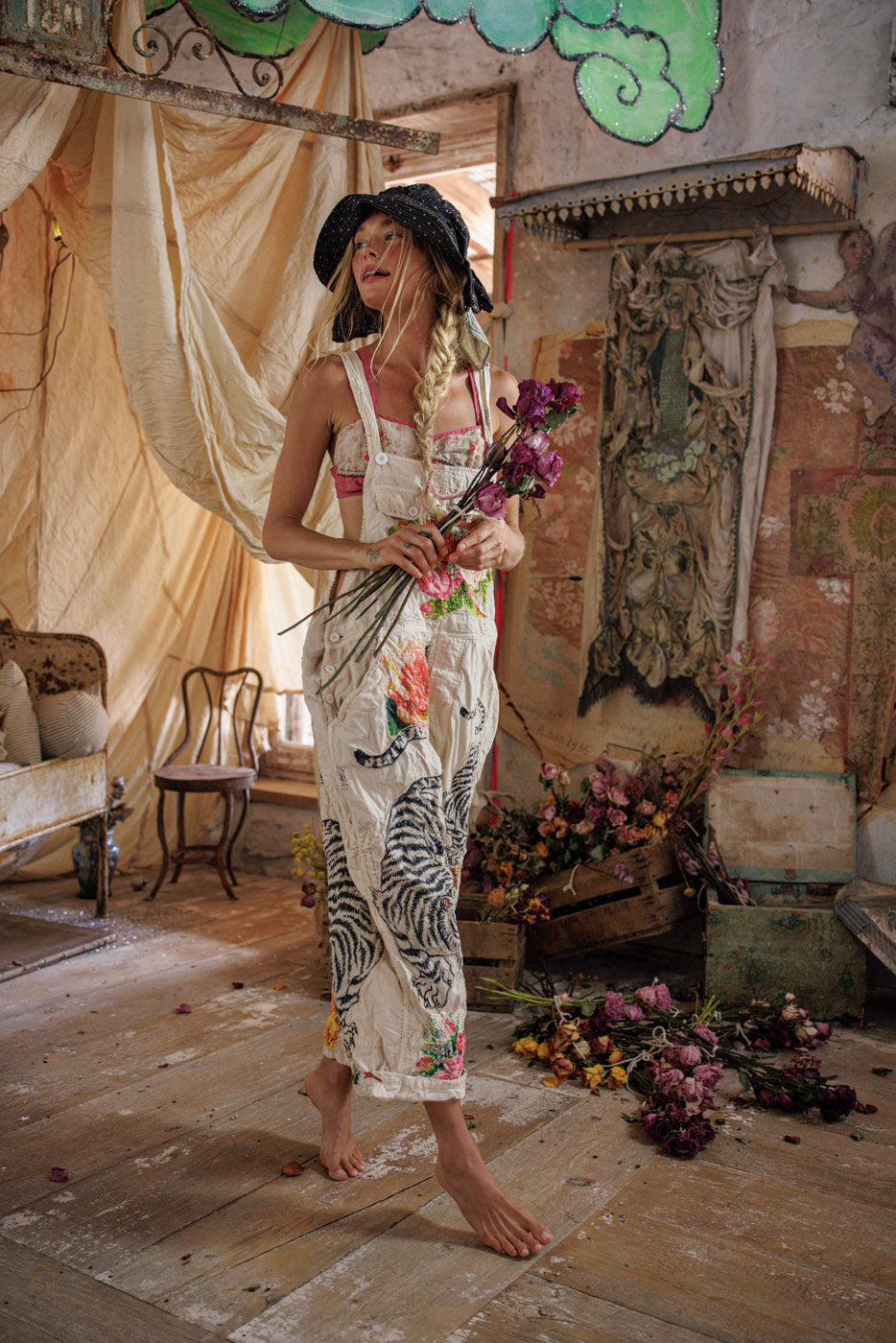 Birkenblumen-Liebe-Overalls 