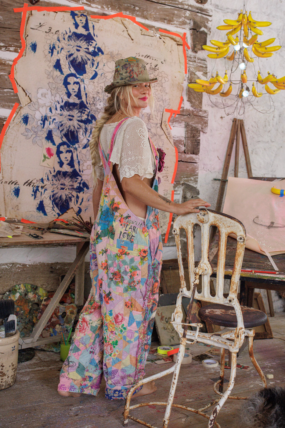 Graphic Love Overalls