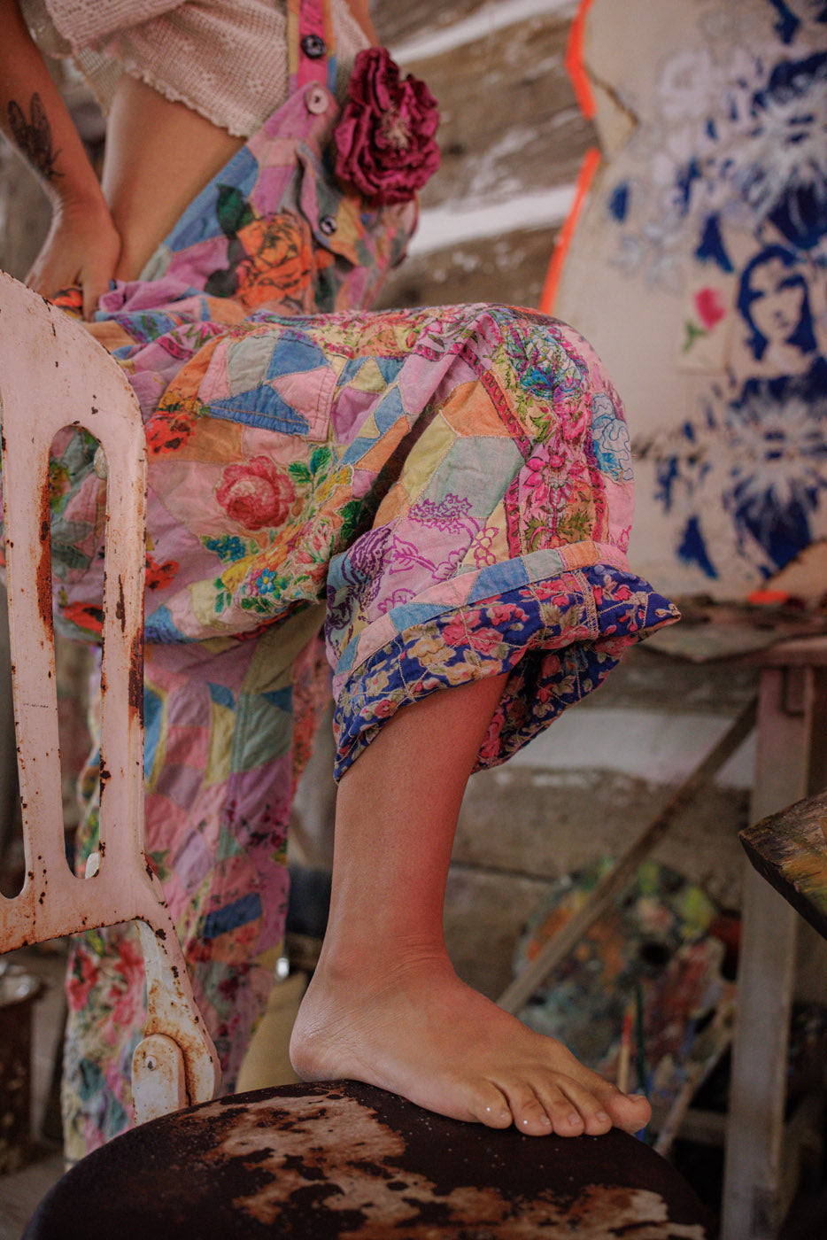 magnolia pearl パッチワーク オーバーオール リル・フレンズ パッチワーク オーバーオール – Magnolia Pearl