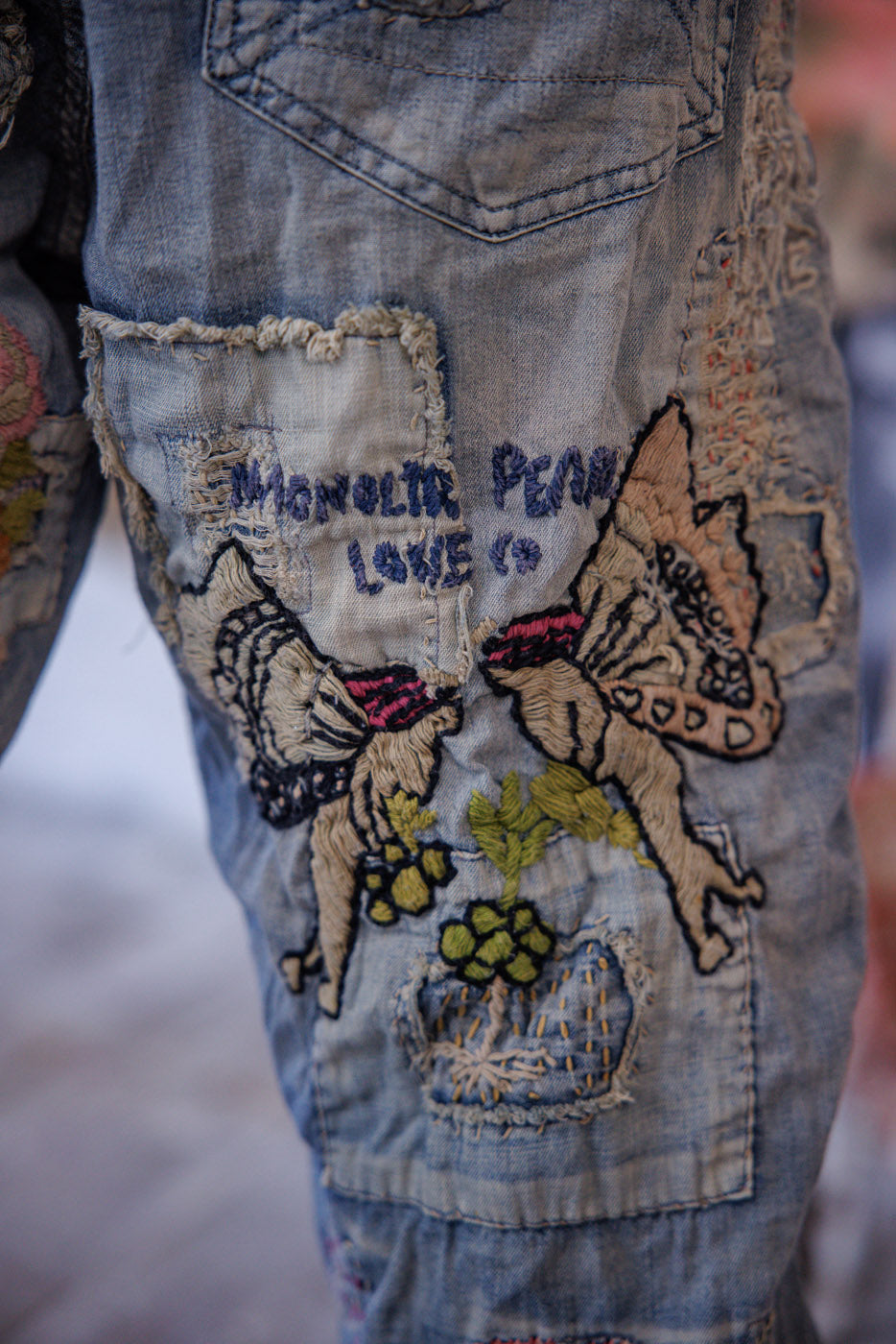 Embroidered Toby Miner Denims