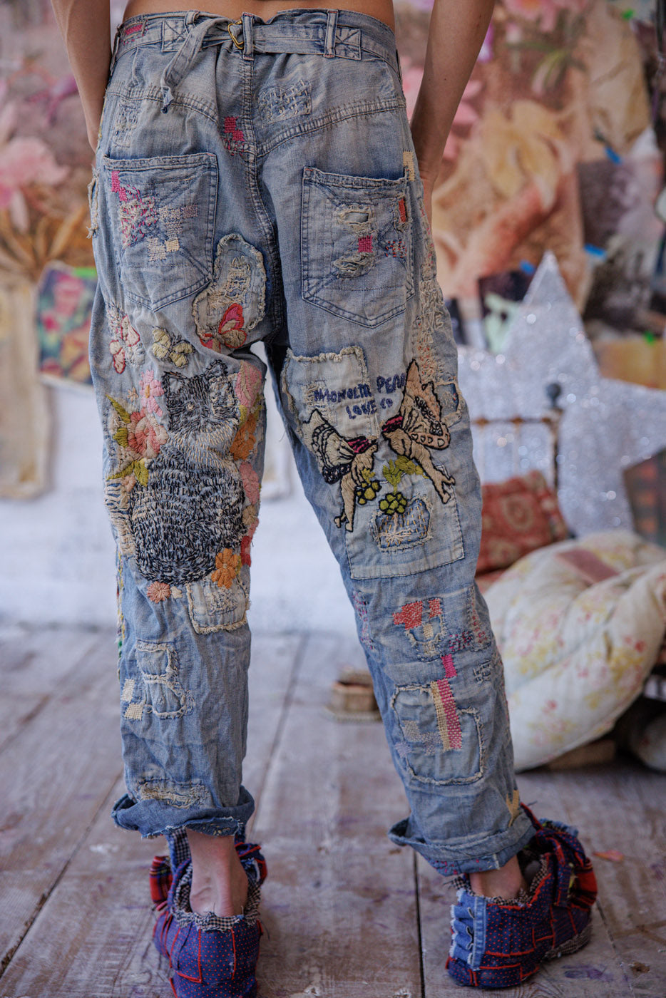 Embroidered Toby Miner Denims