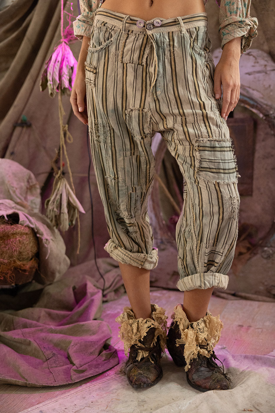 Striped Miner Pants Magnolia Pearl Clothing