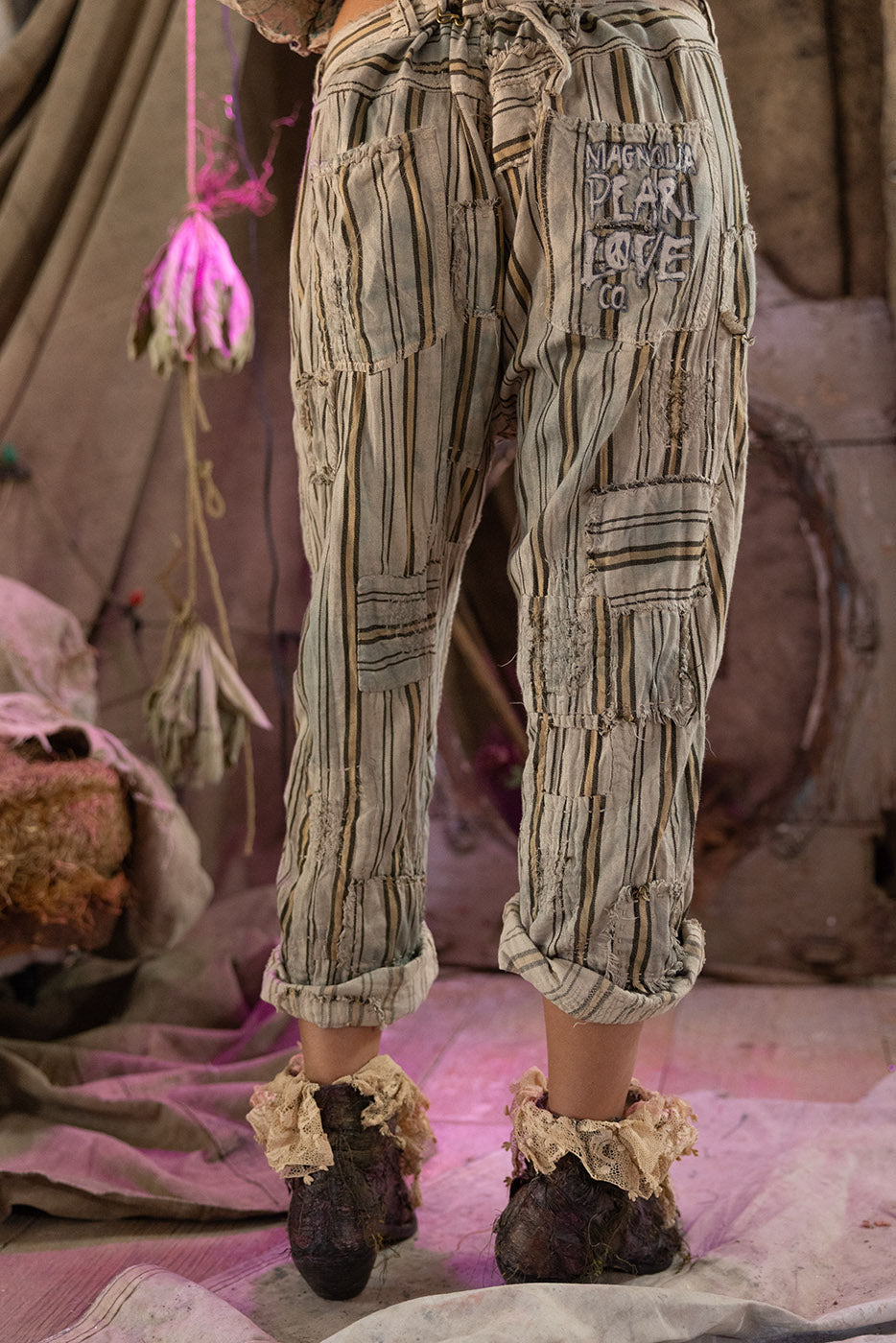 Striped Miner Pants Magnolia Pearl Clothing