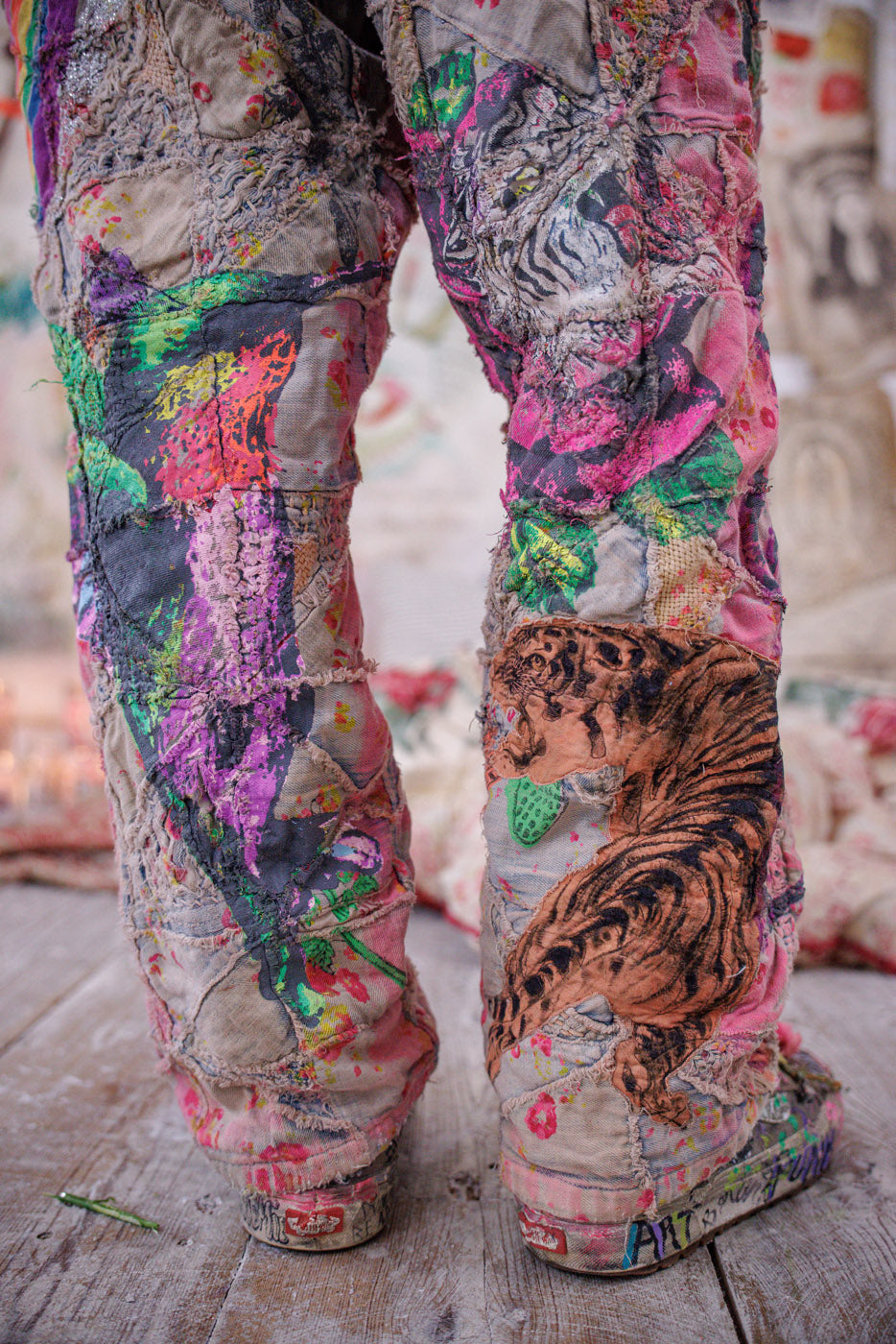 Quiltwork Applique Miner Denims Magnolia Pearl Clothing