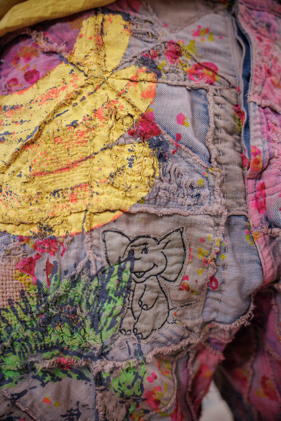 Quiltwork Applique Miner Denims Magnolia Pearl Clothing