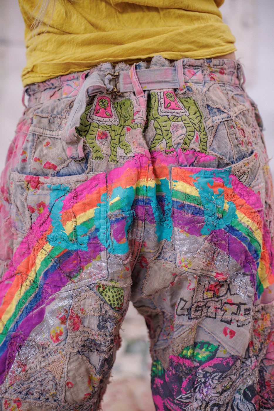 Quiltwork Applique Miner Denims Magnolia Pearl Clothing