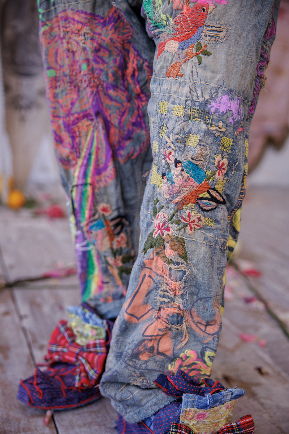 Banana Circus Miner Jeansy Prane Indygo 