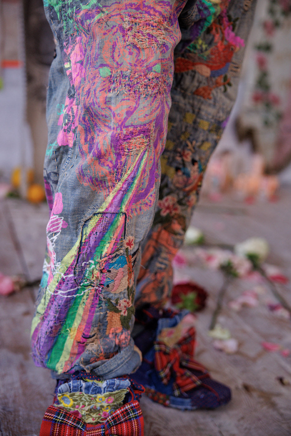 Banana Circus Miner Jeansy Prane Indygo 