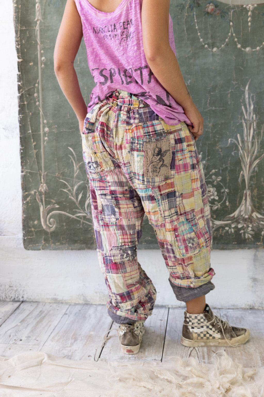 YD Patchwork Miner Pants - Magnolia Pearl Clothing