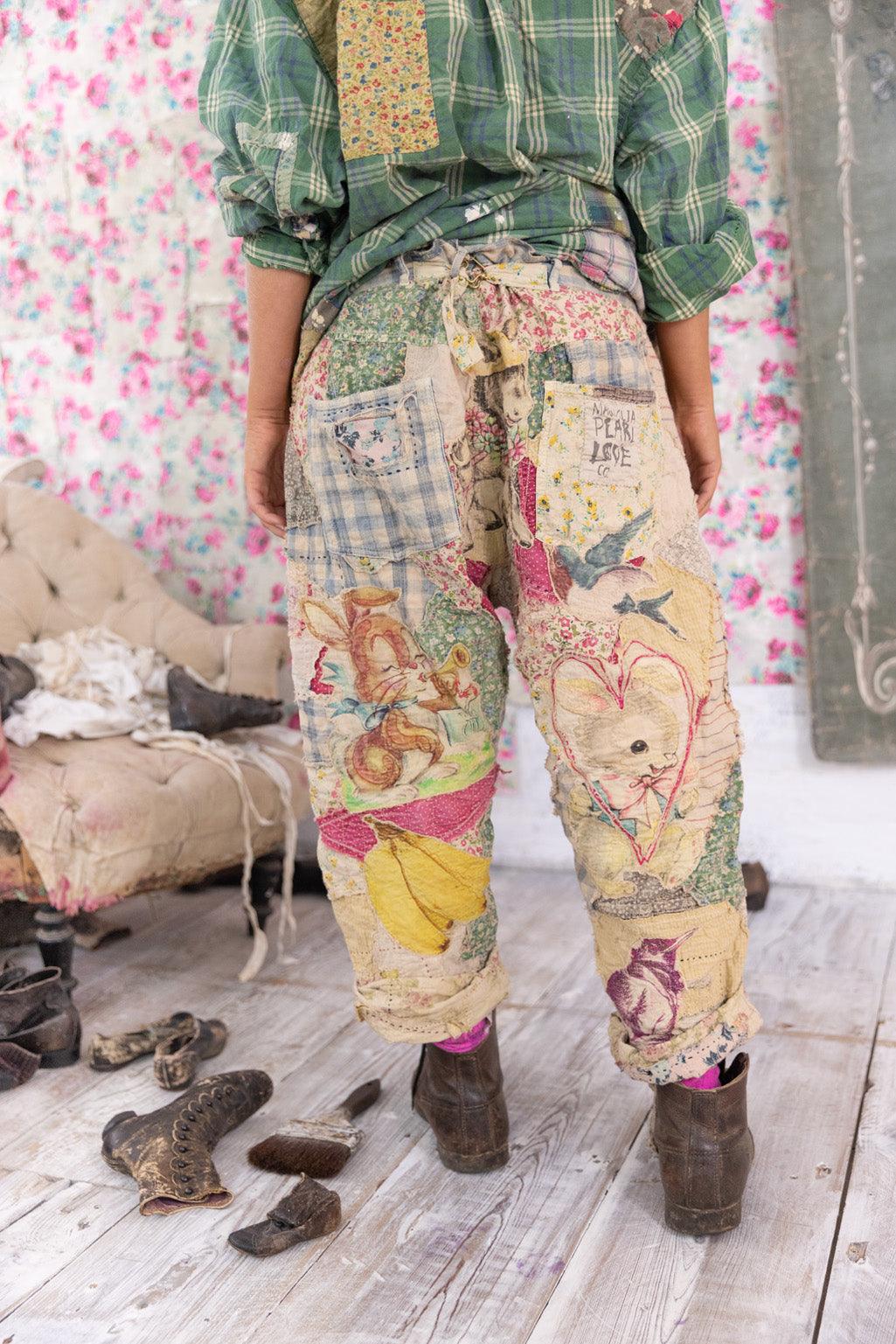 Patchwork Miner Pants - Magnolia Pearl Clothing
