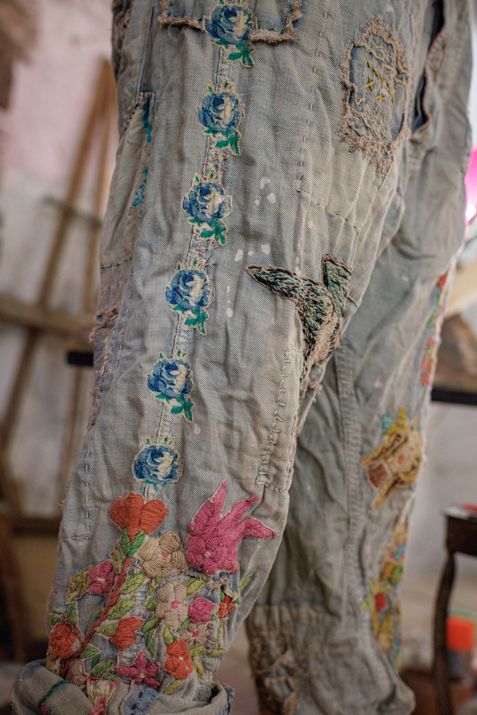 Флорални дънки Майнер 