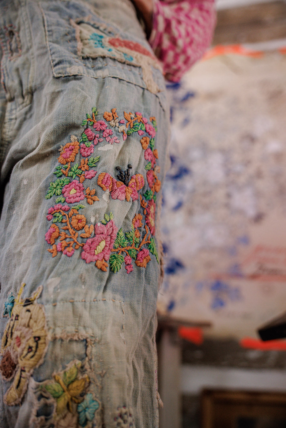 Флорални дънки Майнер 