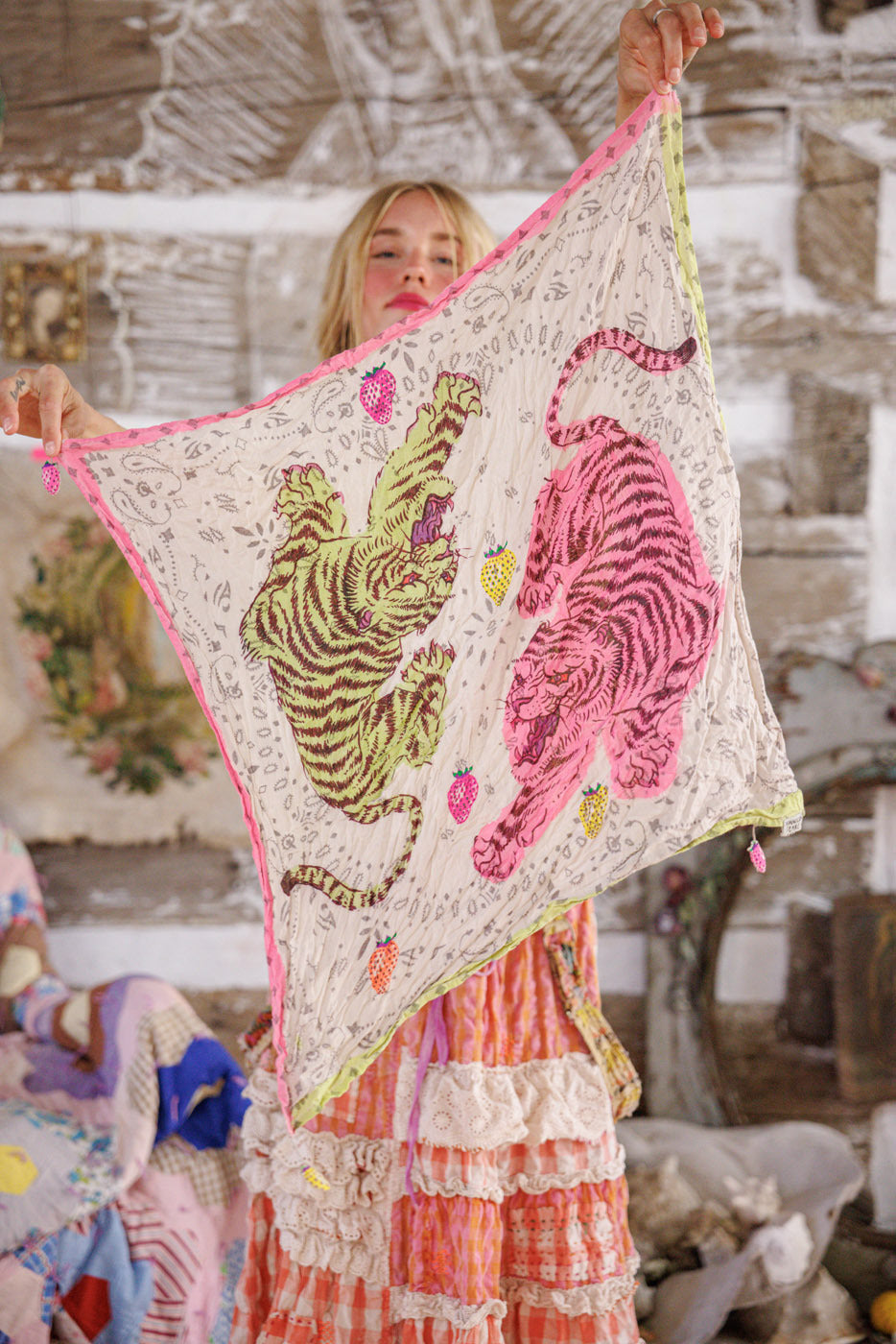 Бърчийс и Бериес Кърпичка Лунна светлина Магнолия Перла