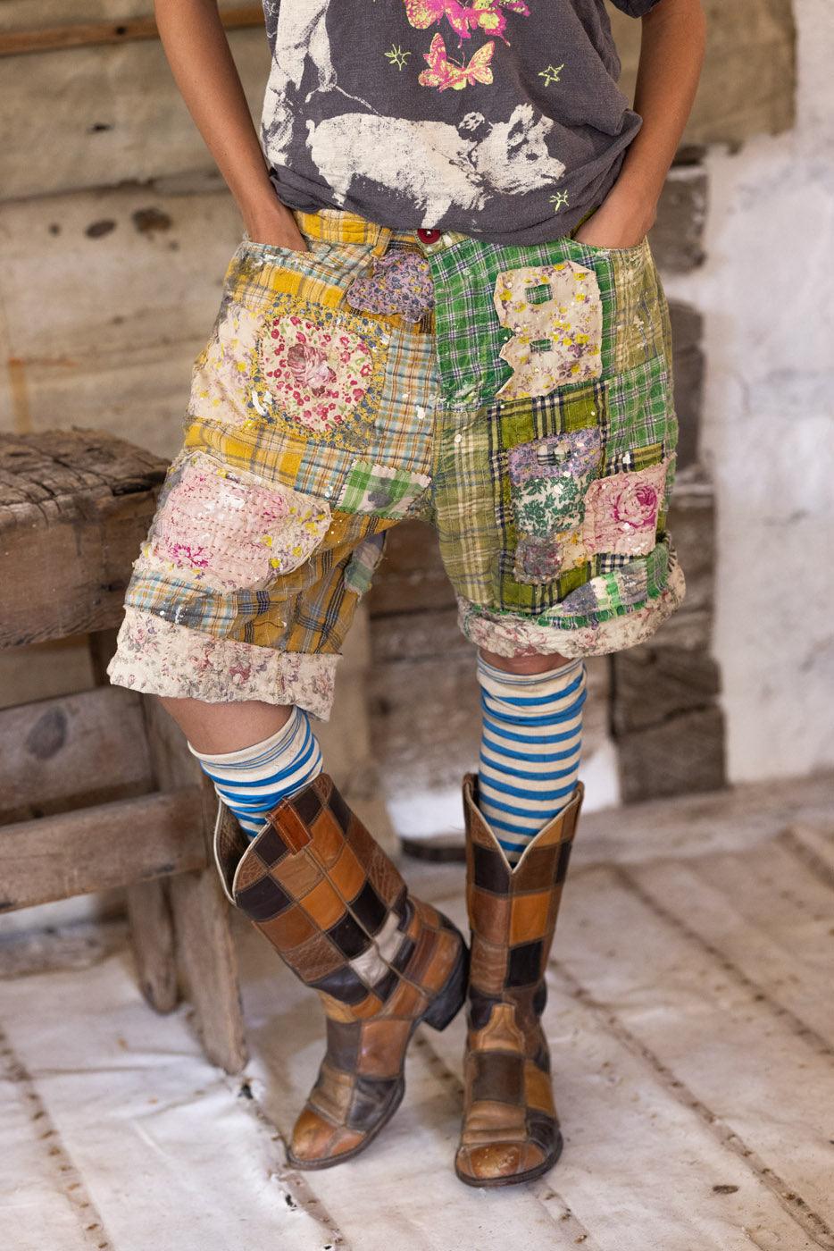 magnolia pearl パッチワーク オーバーオール Patchwork Love Overalls – Magnolia Pearl Clothing