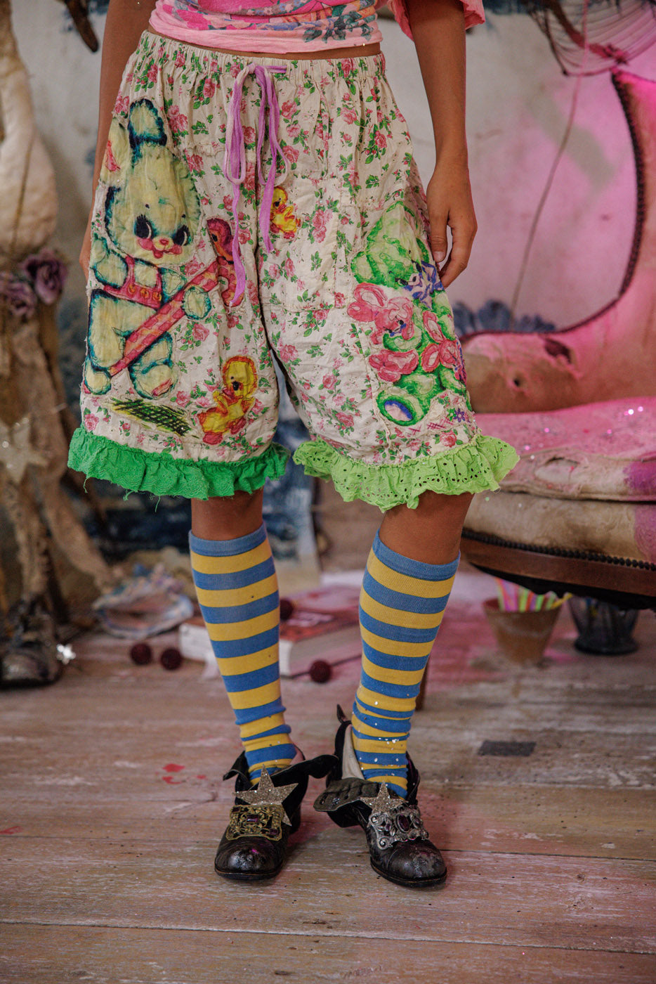 Patchwork Fernie Shorts