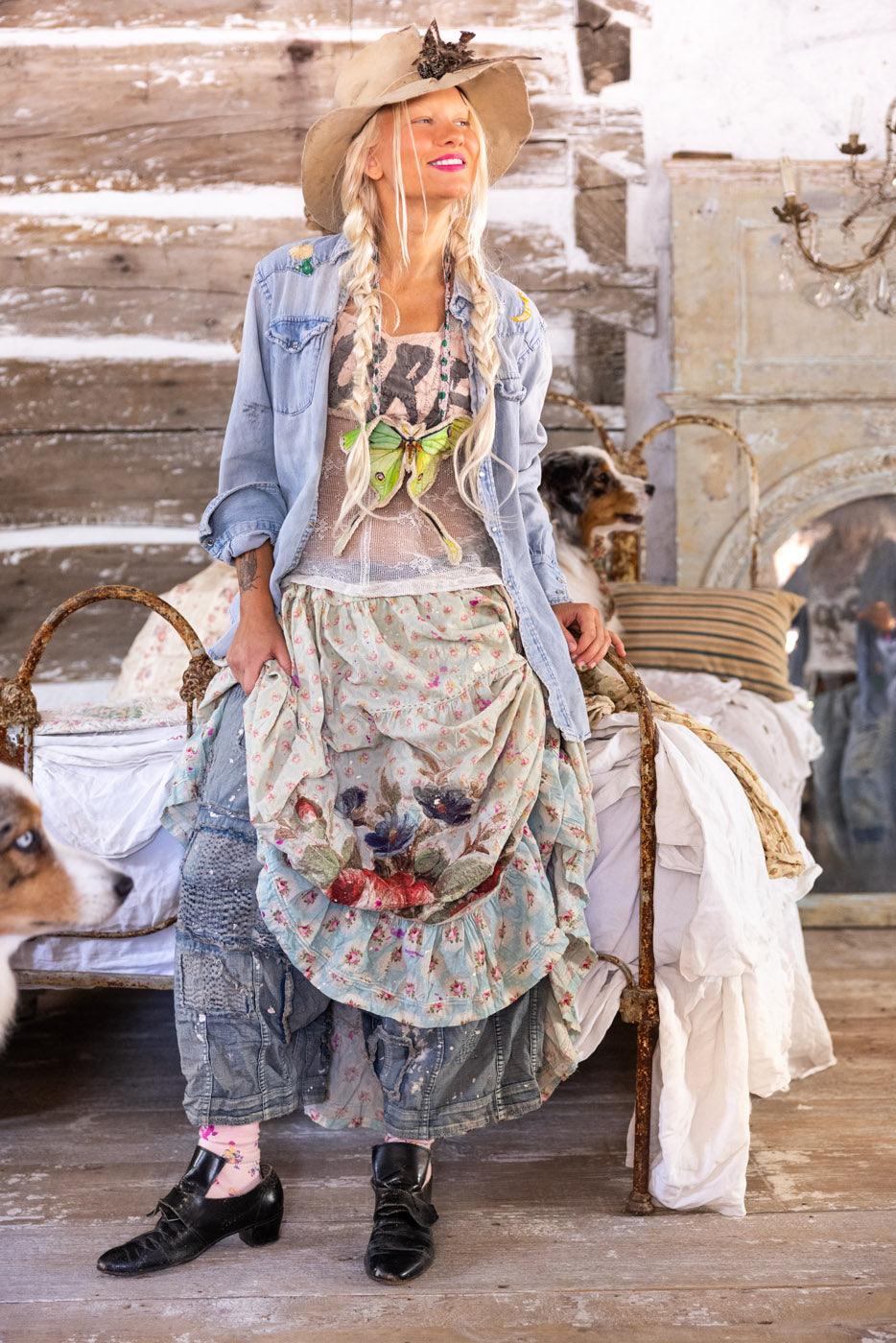 Appliqué Friendship Skirt Magnolia Pearl Clothing