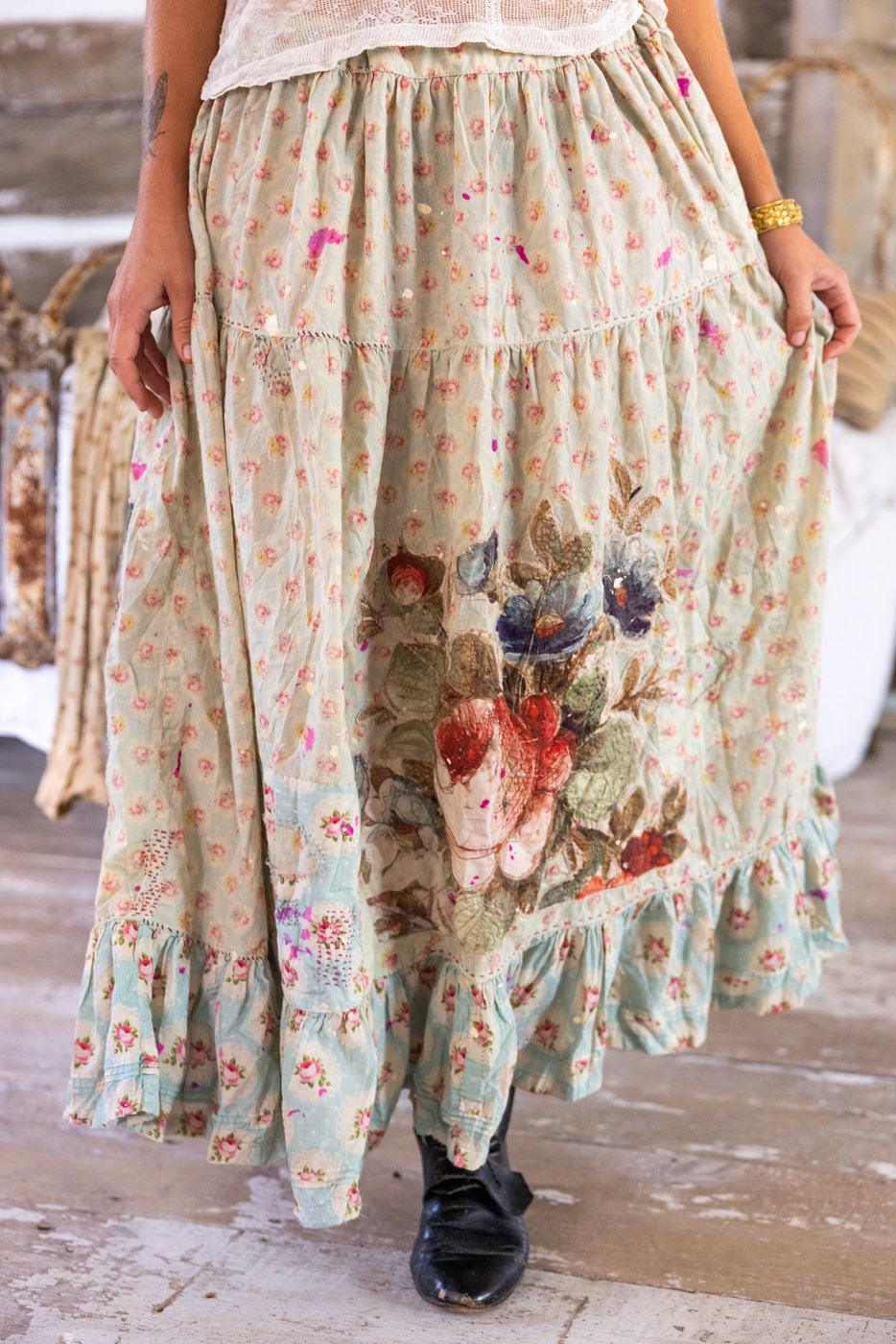 Appliqué Friendship Skirt Magnolia Pearl Clothing