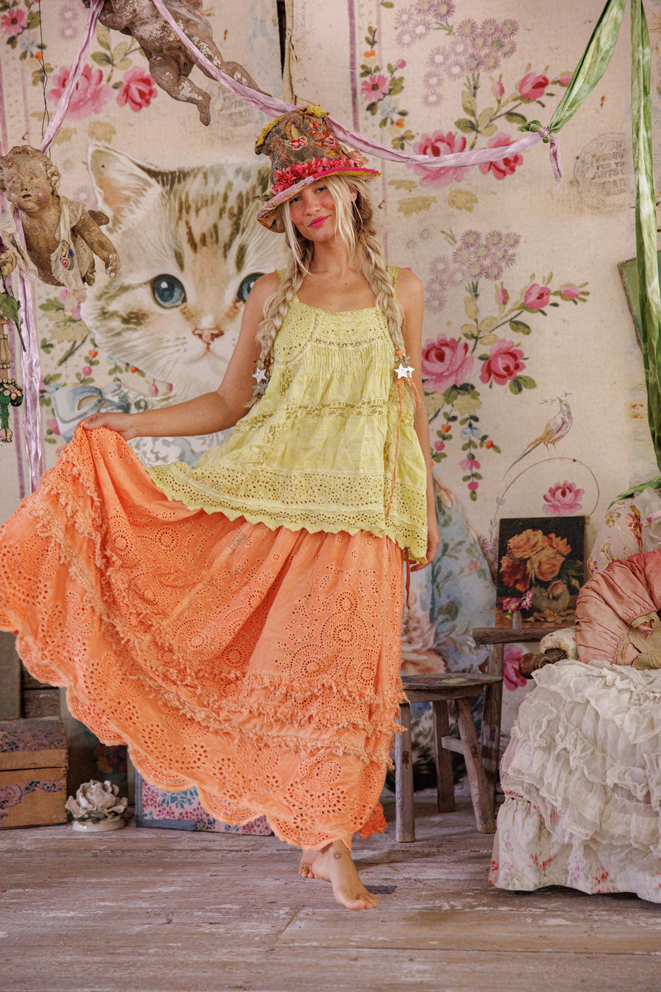 Eyelet Skirt – Magnolia Pearl Clothing
