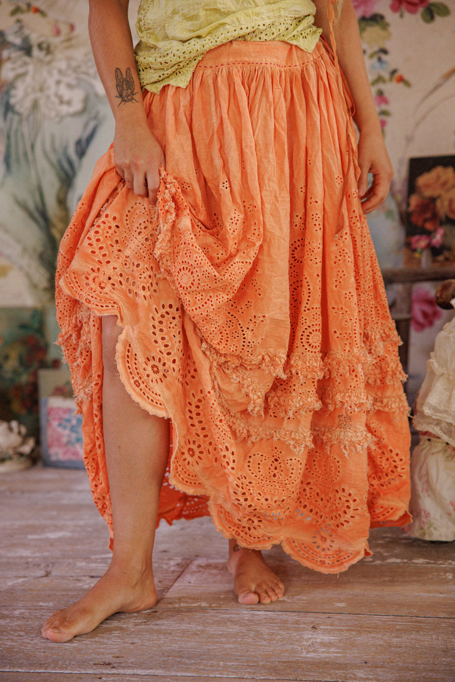 Eyelet Skirt Magnolia Pearl Clothing