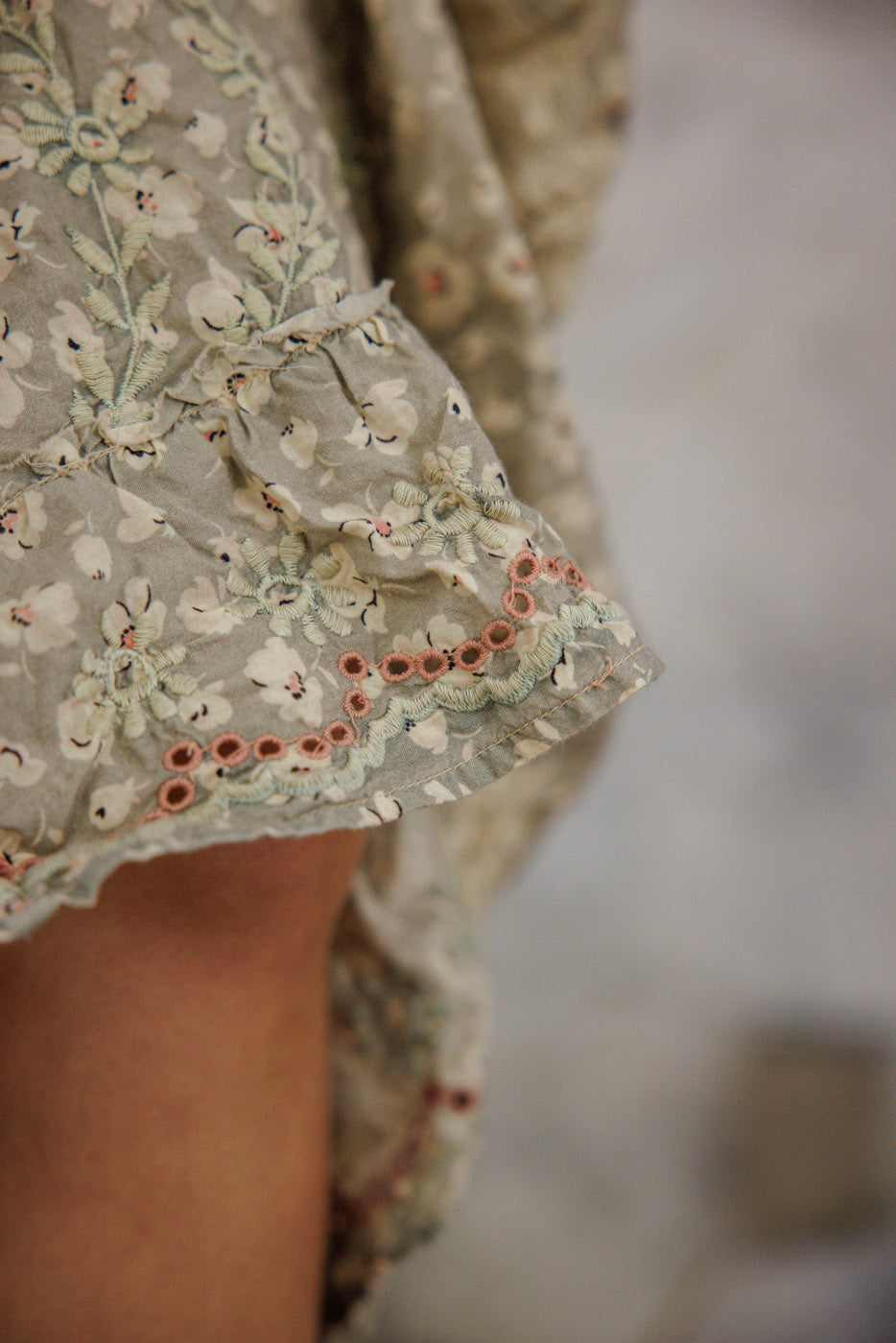 Floral Chrystal Skirt