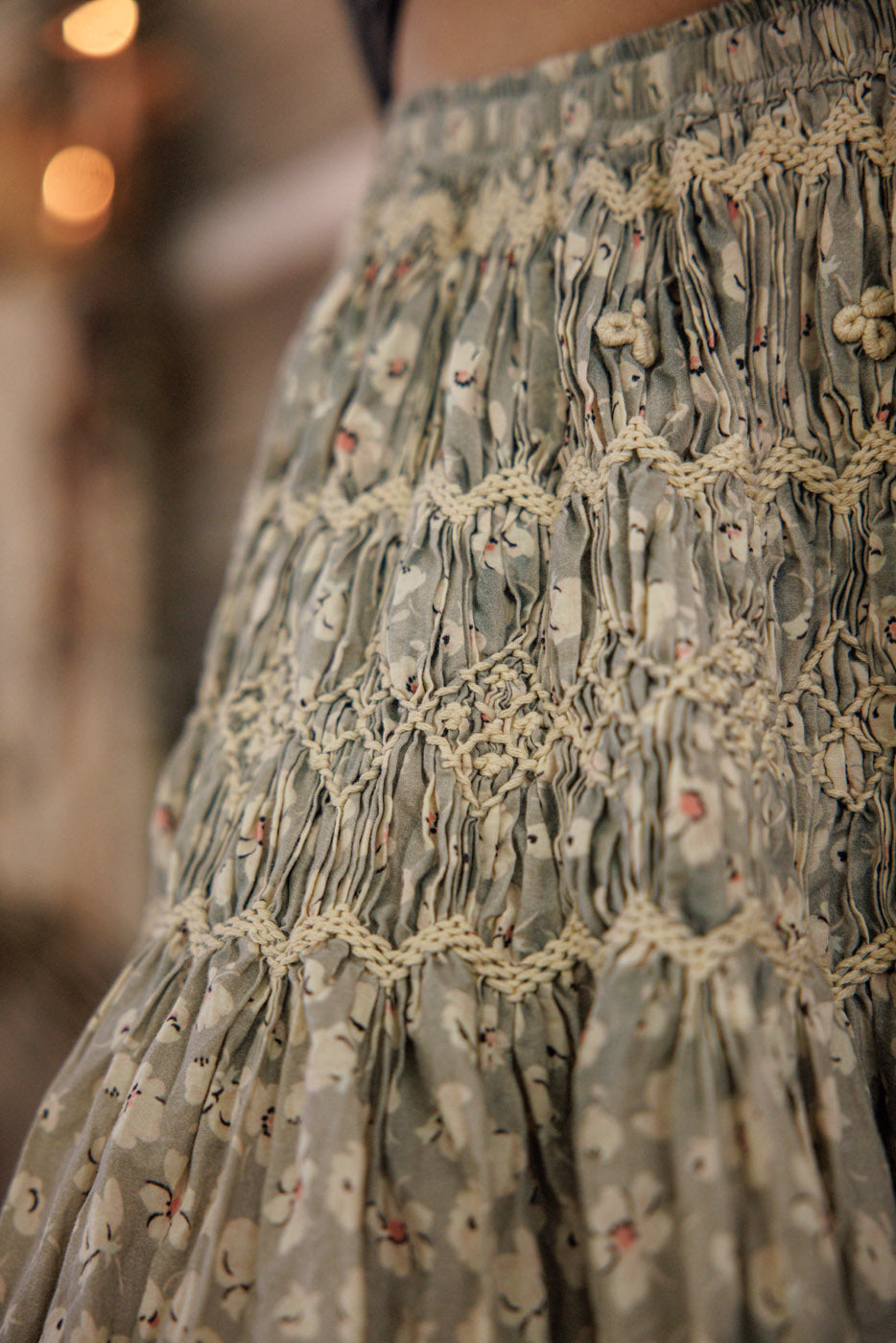 Floral Chrystal Skirt