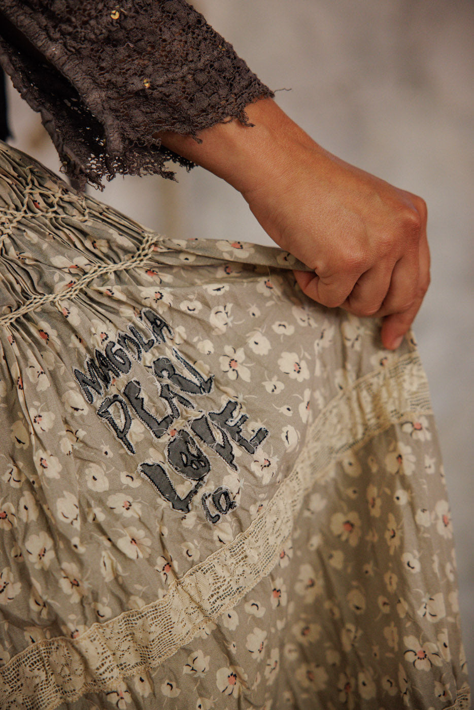 Floral Chrystal Skirt