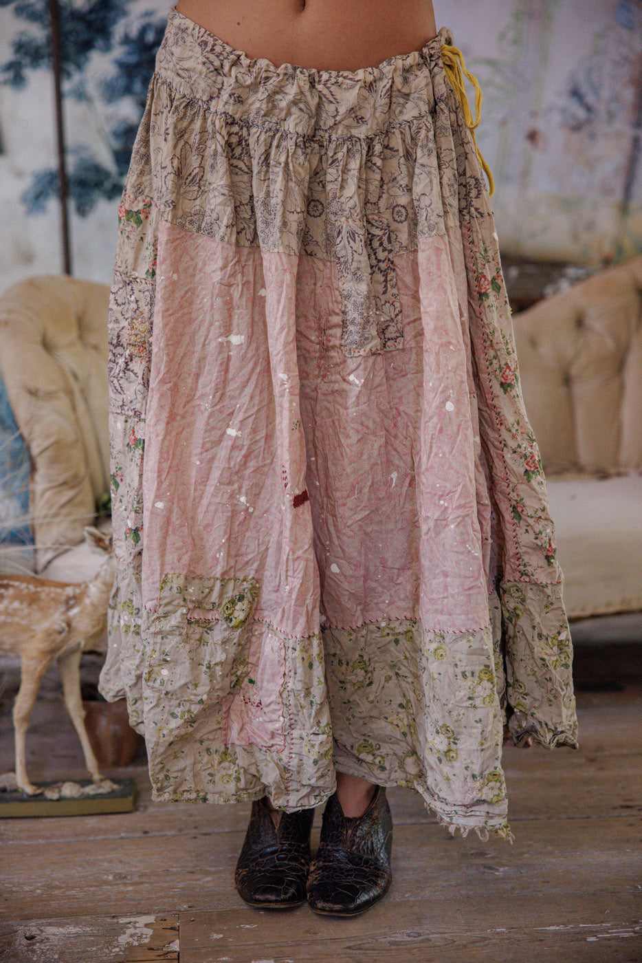 Patchwork Old Friends Skirt – Magnolia Pearl Clothing