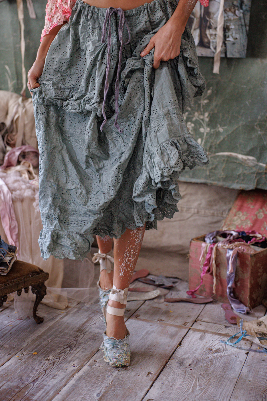 Eyelet Pissarro Skirt