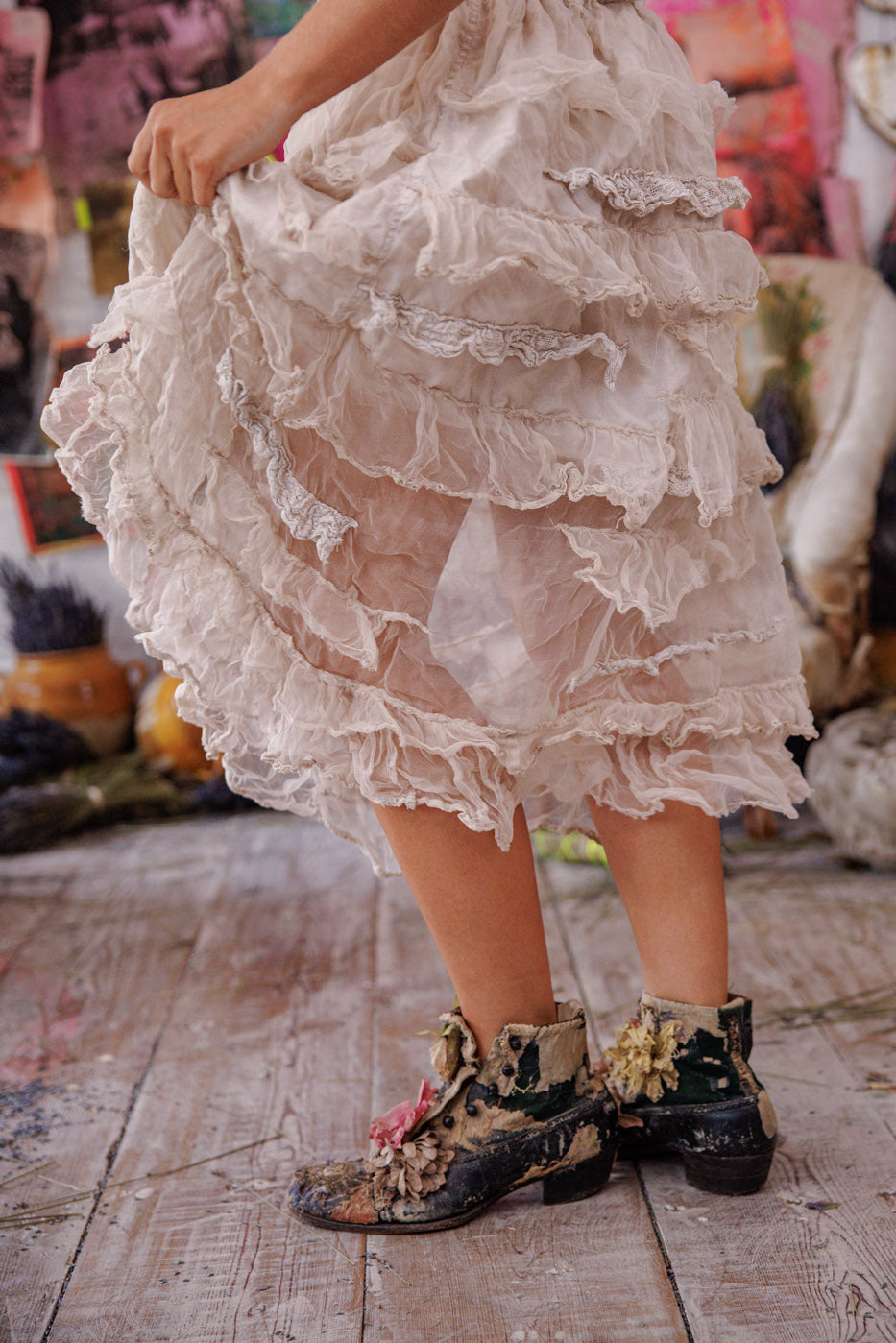 Organza Pissarro Skirt Magnolia Pearl Clothing