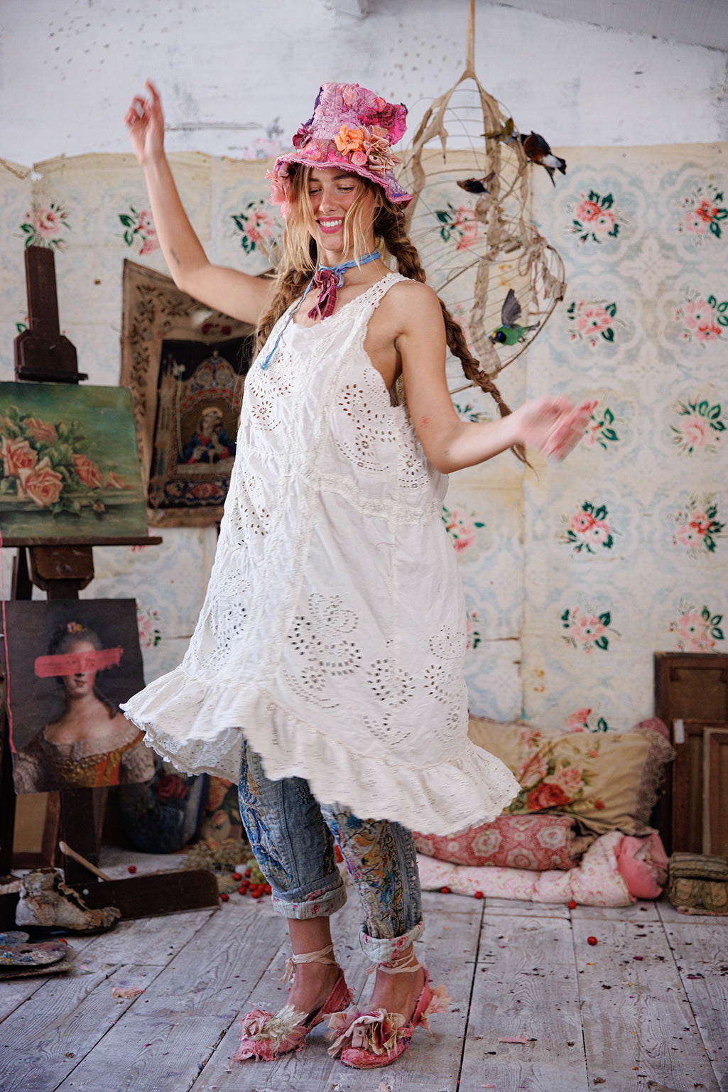 magnolia pearl slip dress Royalty Eyelet Layla Slip