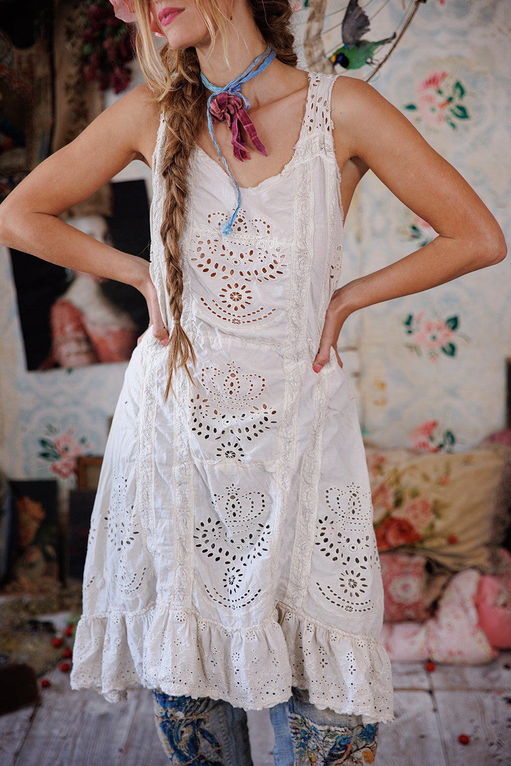 Royalty Eyelet Layla Slip Magnolia Pearl Clothing