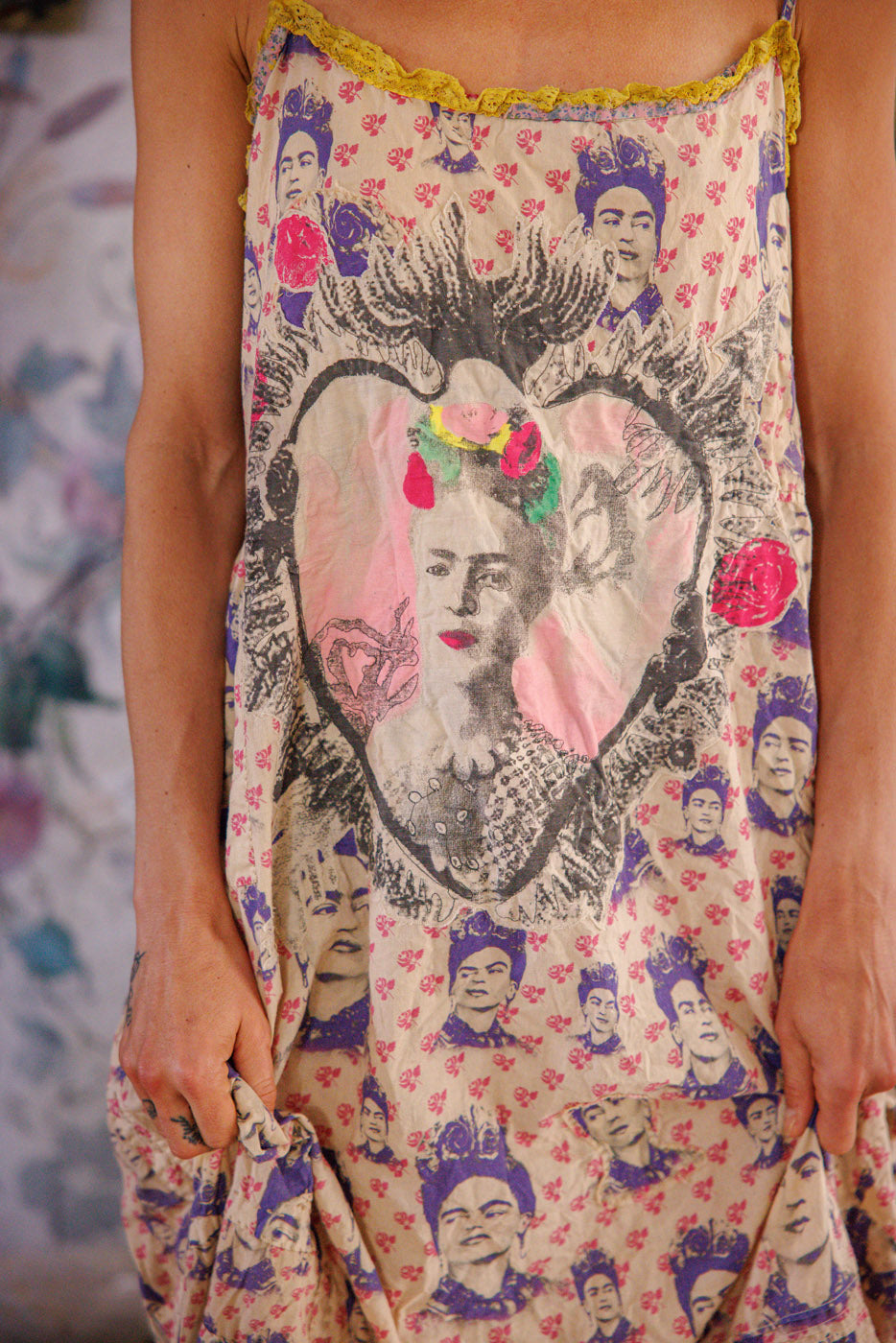 Frida Corazón Llameante Clementine Slip – Magnolia Pearl Clothing