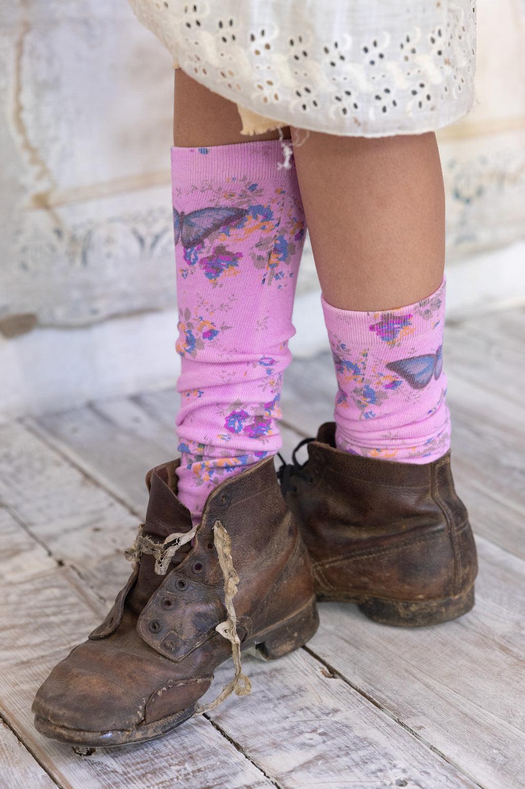 MP OTK Floral Socks - Magnolia Pearl Clothing