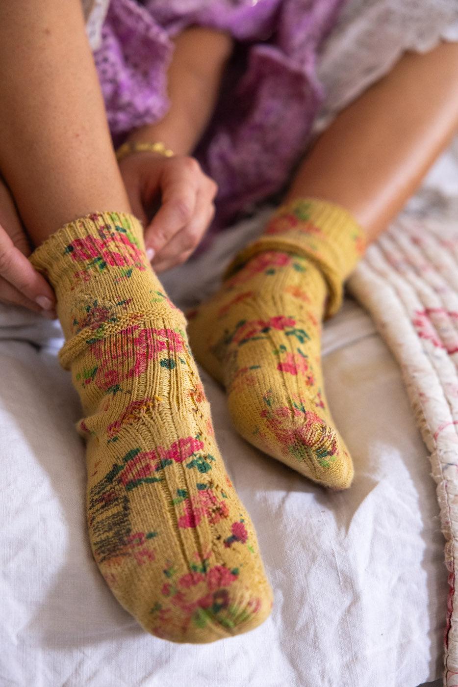 Floral Lil' Dipper Socks Magnolia Pearl Clothing