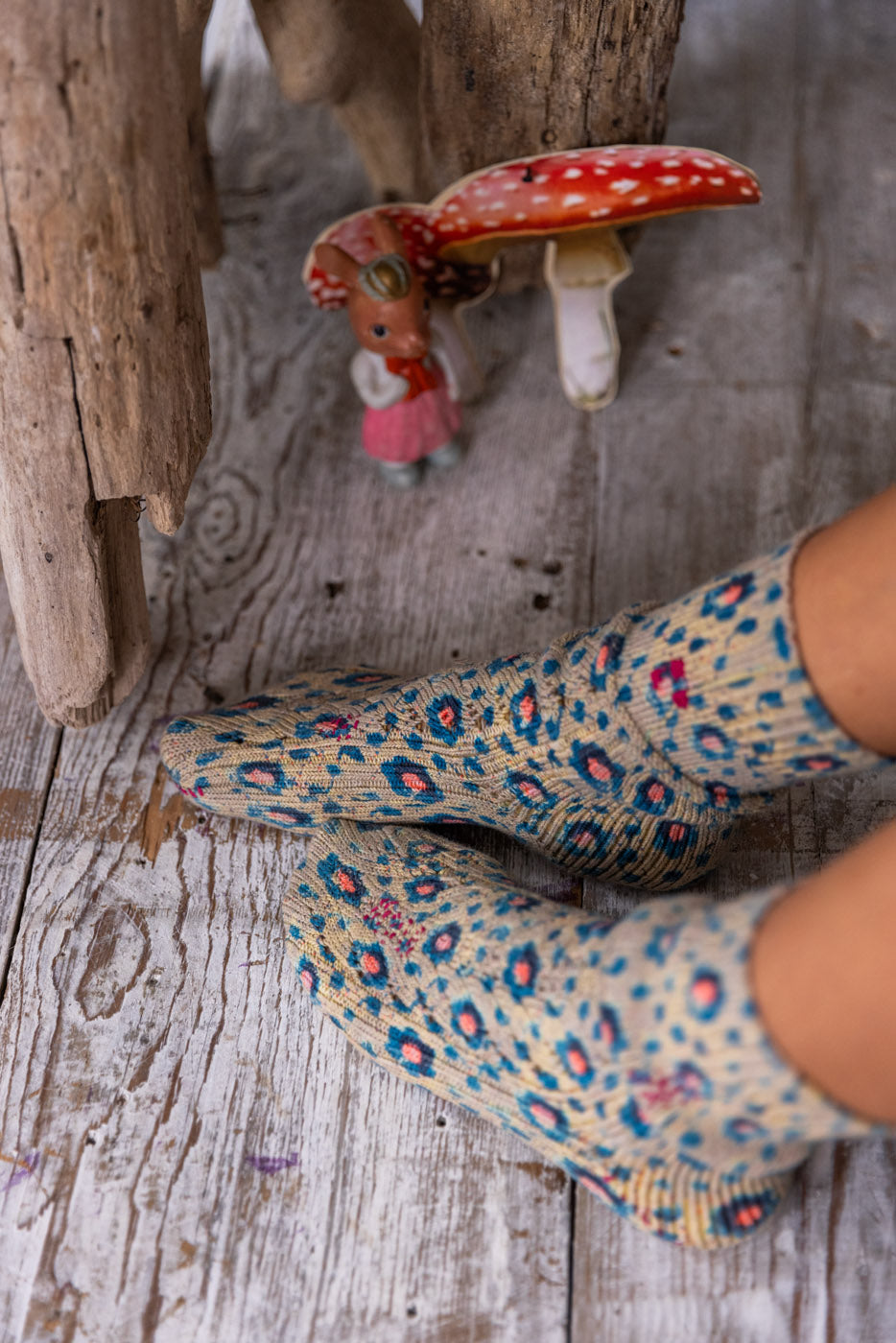 Floral Lil Dipper Socks