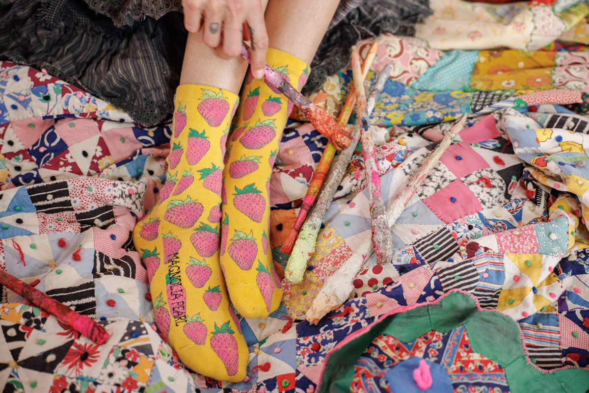 Strawberry MP Socks Magnolia Pearl Clothing