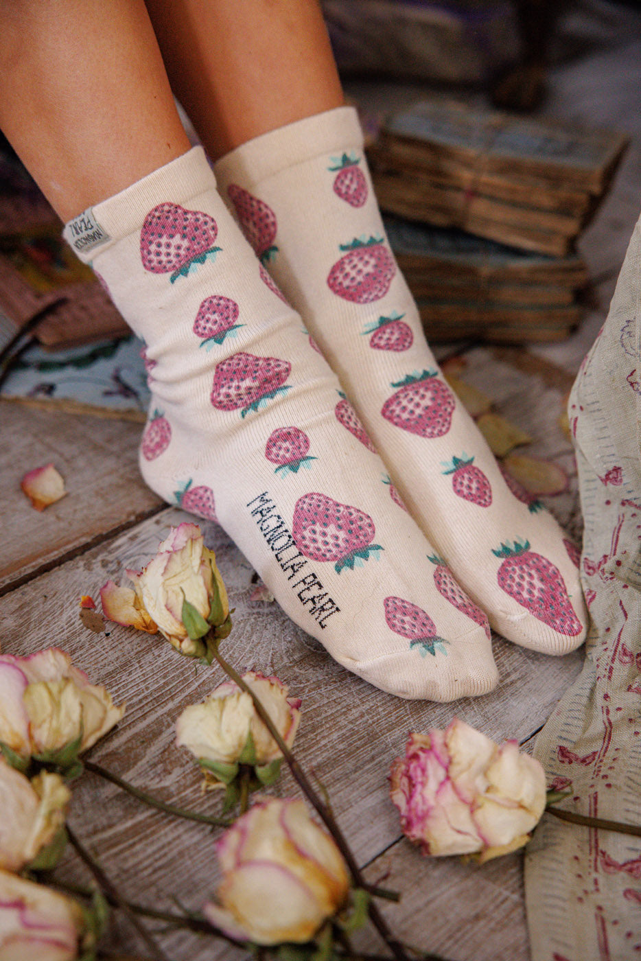 Strawberry MP Socks Magnolia Pearl Clothing