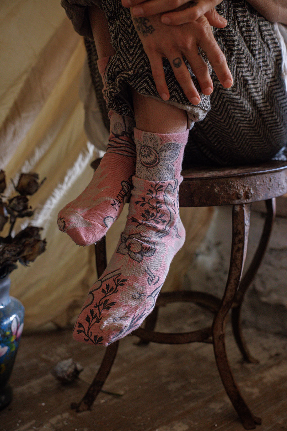 Флорални MP чорапи 