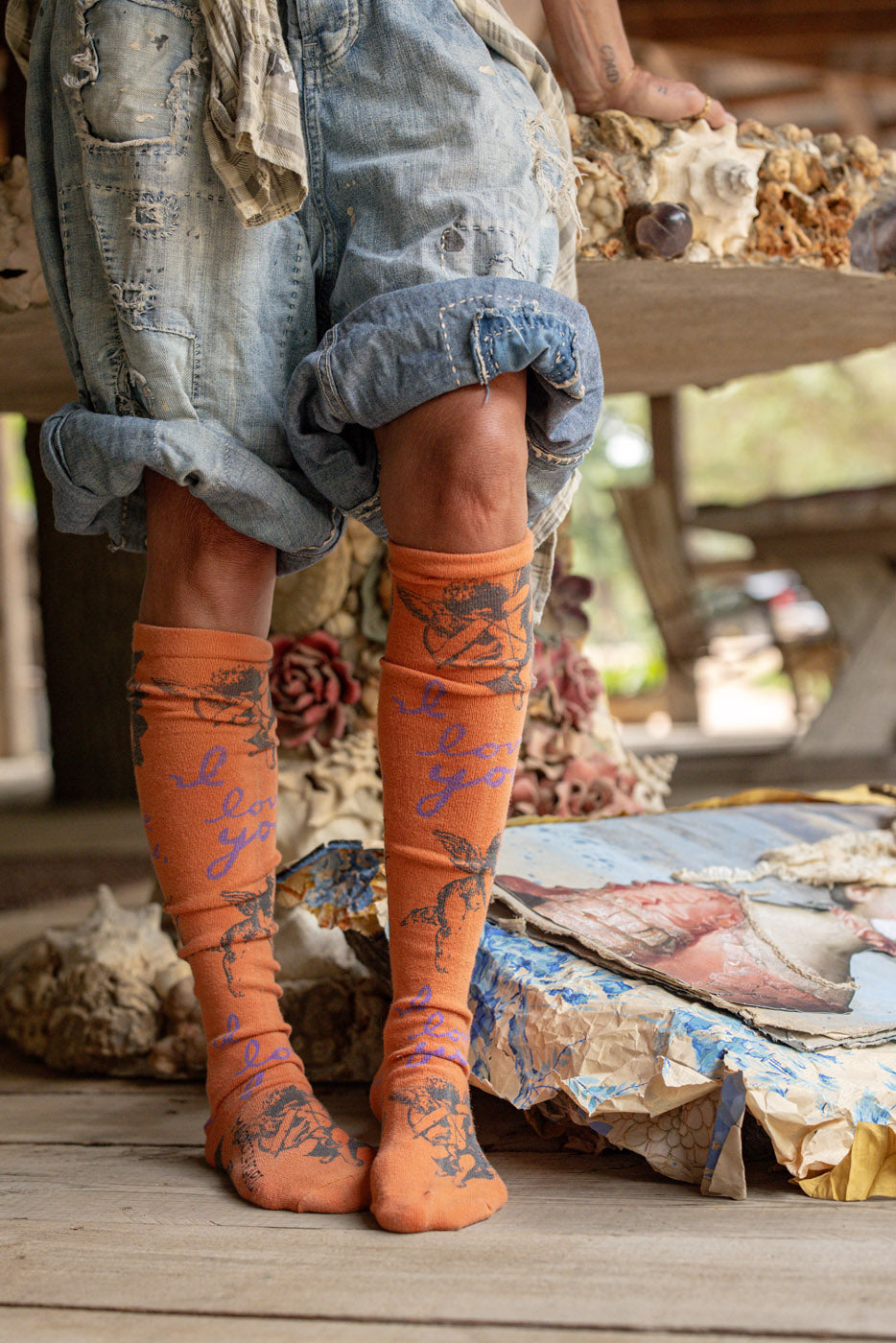 私はあなたを愛していますOTKソックス 