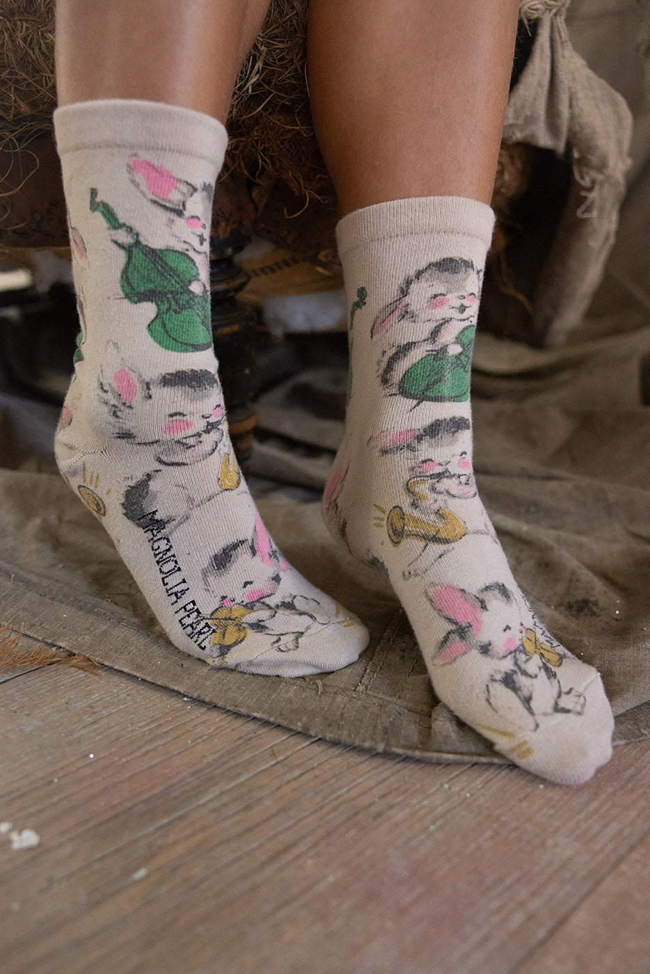 Bunny Orchestra MP Socks Magnolia Pearl Clothing