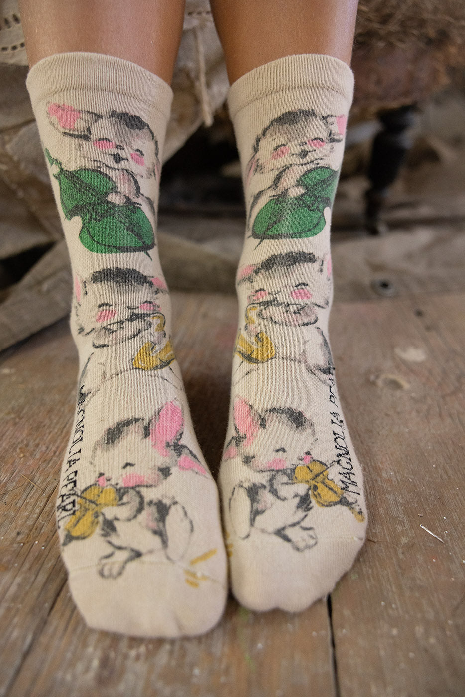 Bunny Orchestra MP Socks Magnolia Pearl Clothing
