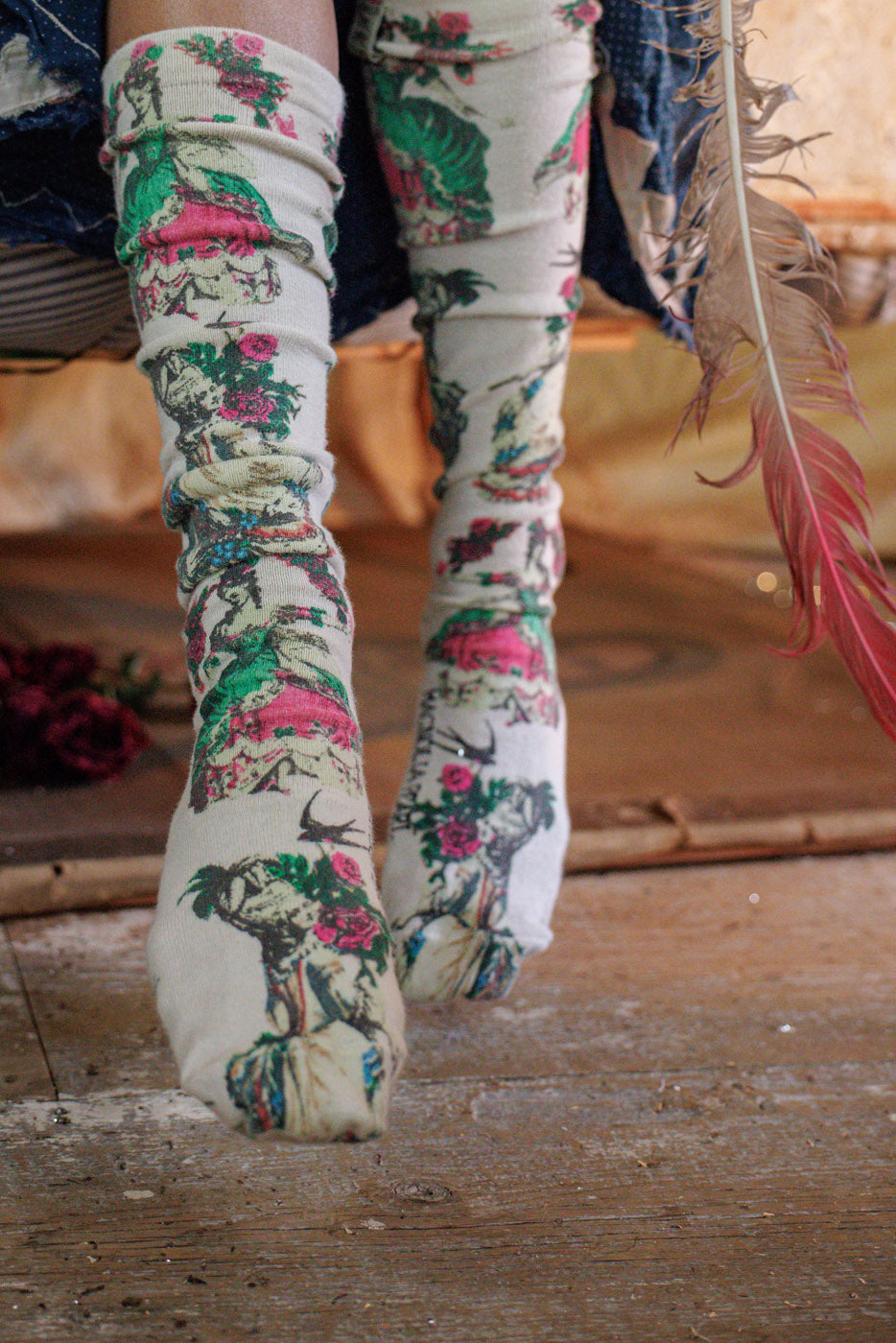 Chaussettes OTK La Dame Verte 