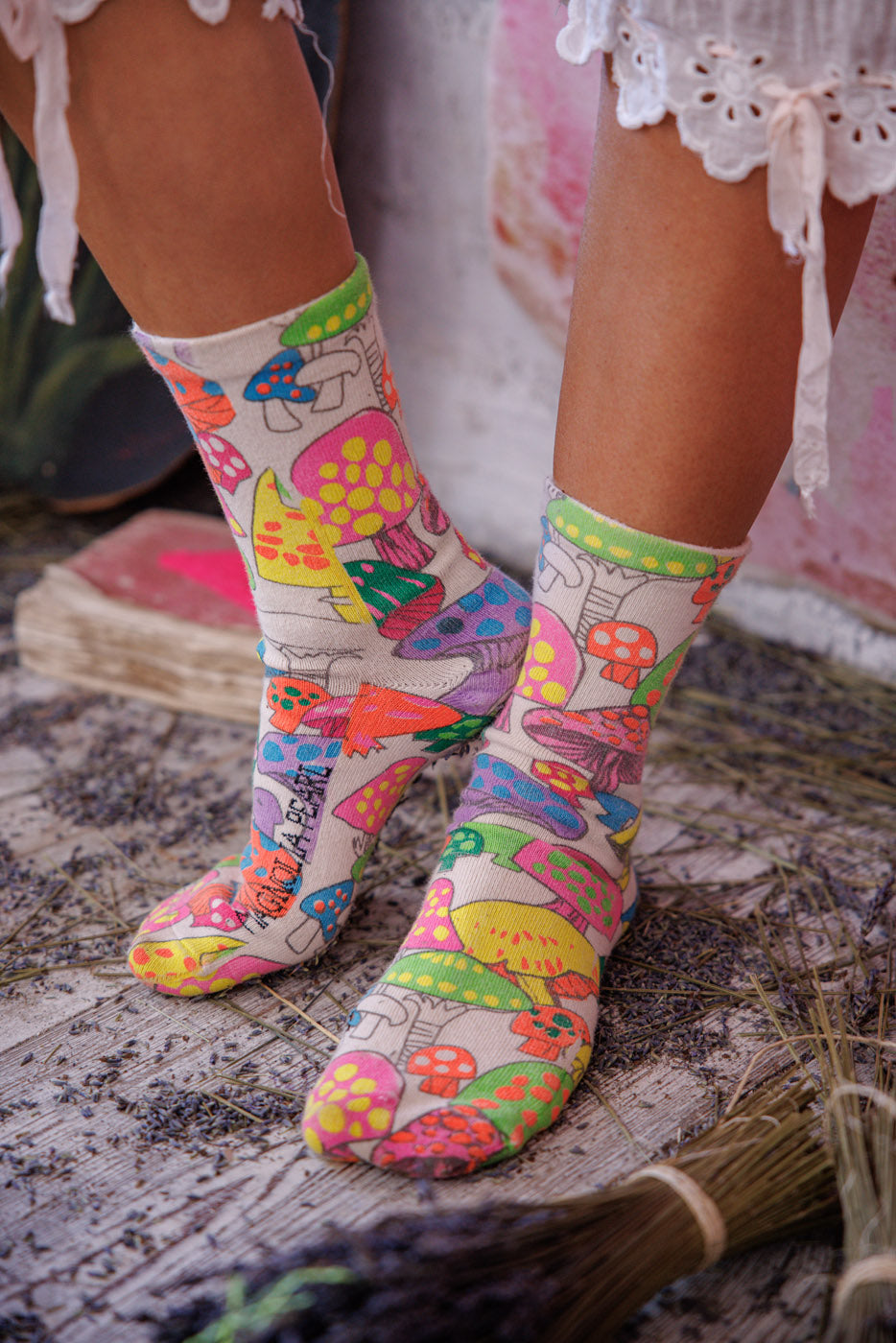 Wonderland MP Socks Magnolia Pearl Clothing